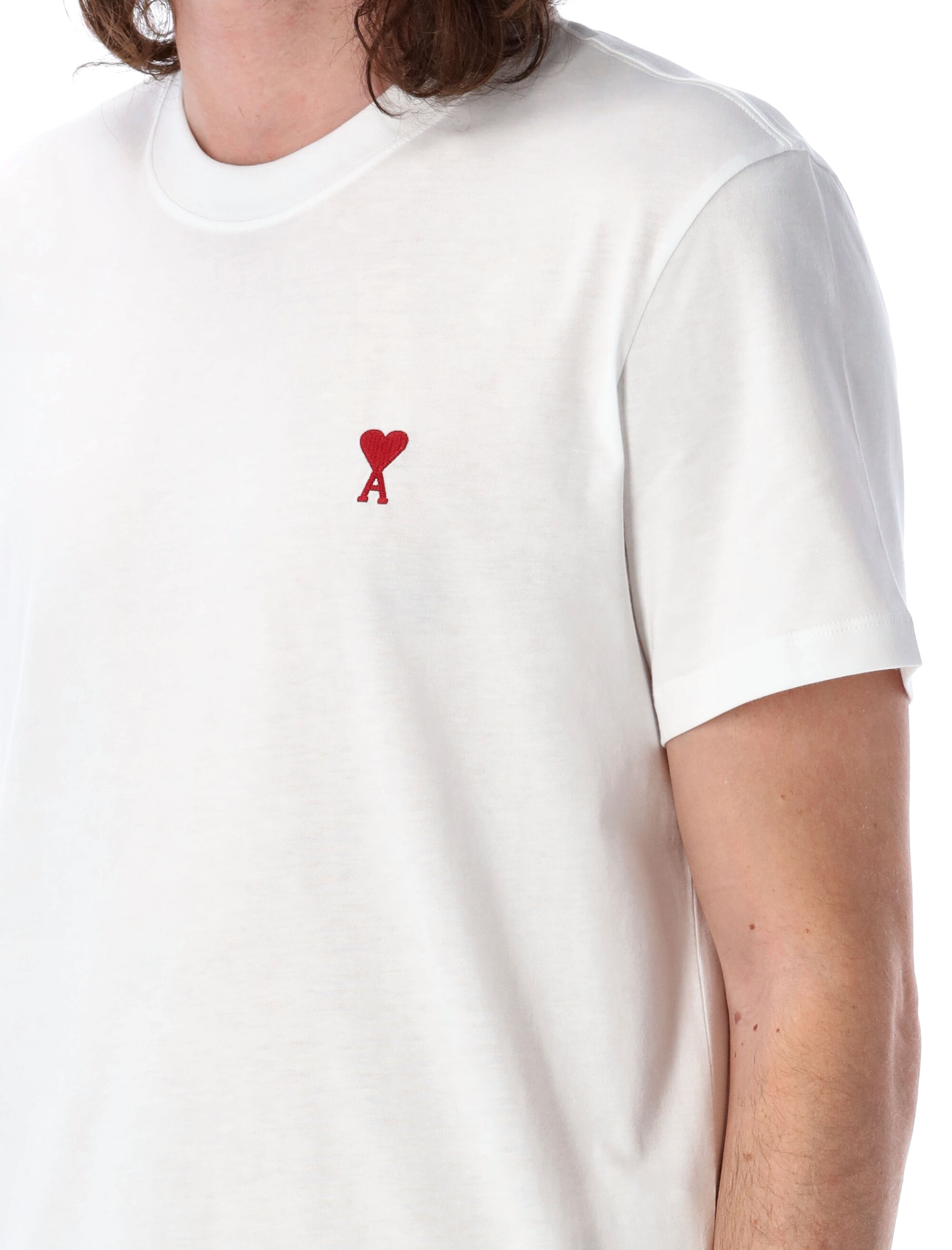 Ami Paris T-shirts and Polos White BFUTS035724724100 (AMI Paris / Tシャツ・カットソー ) | AMI Paris (アミパリス)(2)