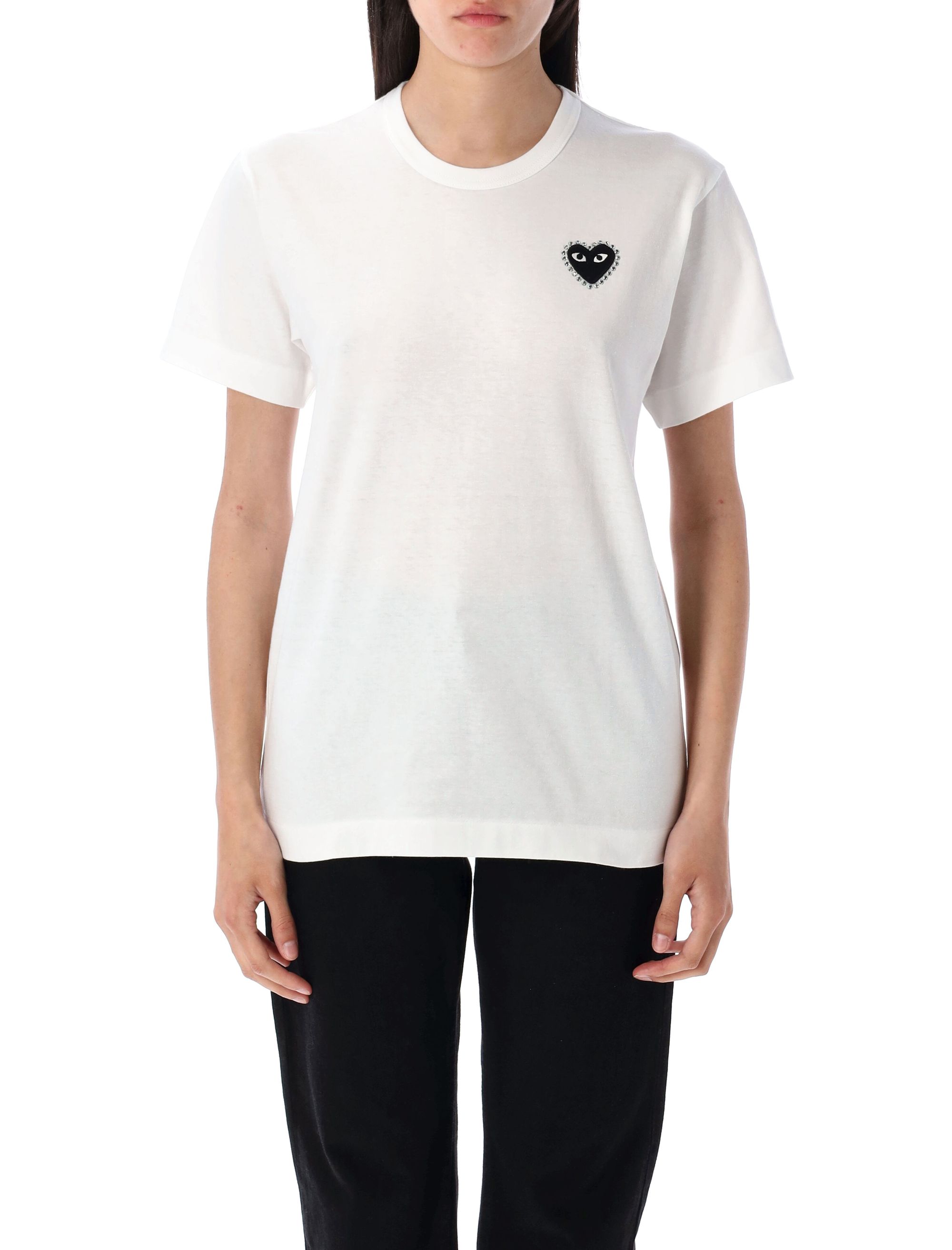 COMME DES GARCONS PLAY T-shirts and Polos White AXT8010511 (PLAY Comme Des Garçons / Tシャツ・カットソー ) | PLAY Comme Des Garçons (プレイ コムデギャルソン)