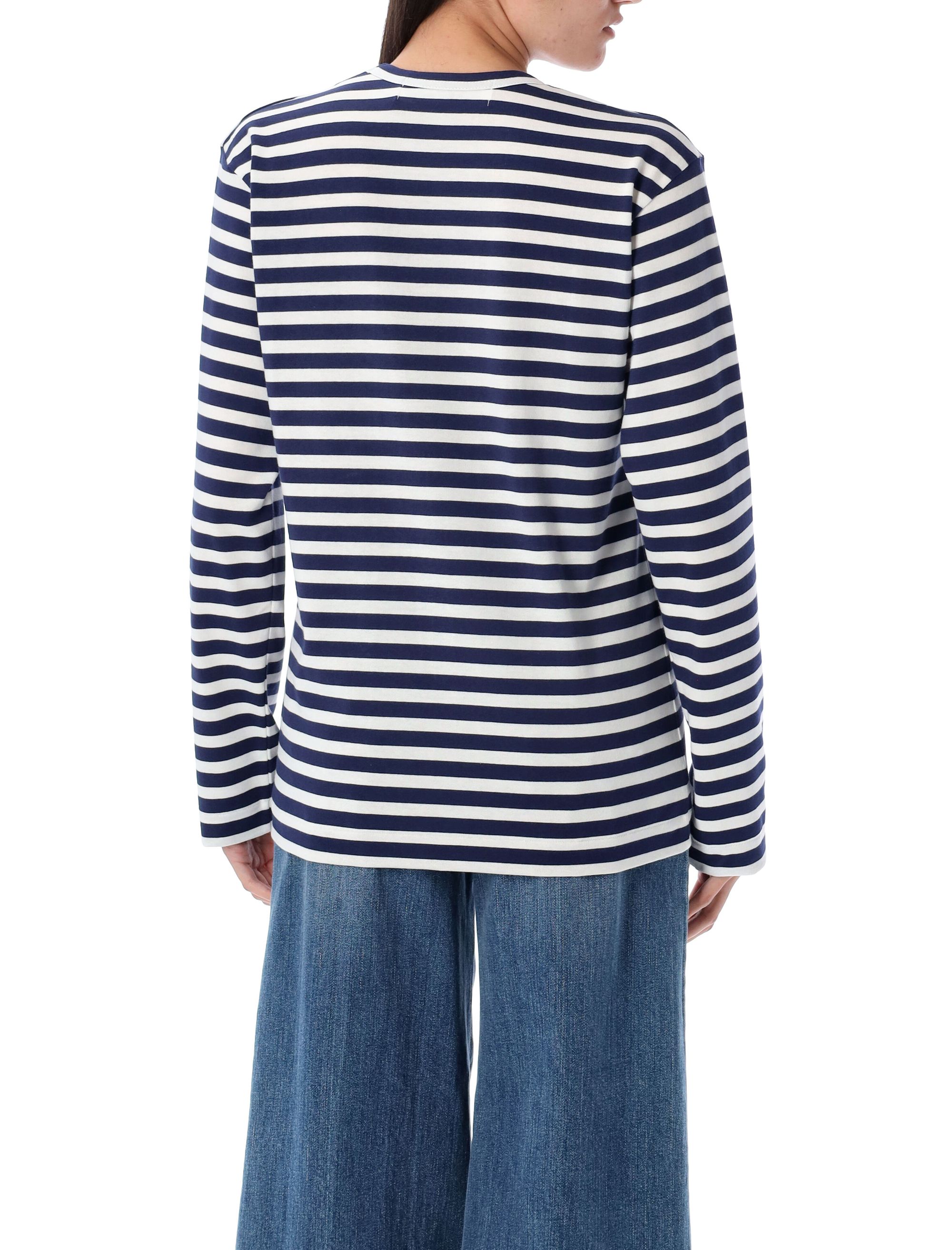 COMME DES GARCONS PLAY T-shirts and Polos Blue AXT8060511 (PLAY Comme Des Garçons / Tシャツ・カットソー ) | PLAY Comme Des Garçons (プレイ コムデギャルソン)(1)