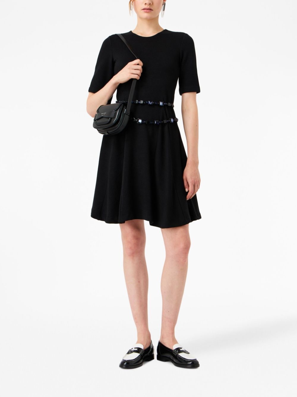 Emporio Armani Dresses Black 6R2A7E2JHAZ0999 (EMPORIO ARMANI / ワンピース・ドレス・オールインワン ) | EMPORIO ARMANI (エンポリオ アルマーニ)(2)