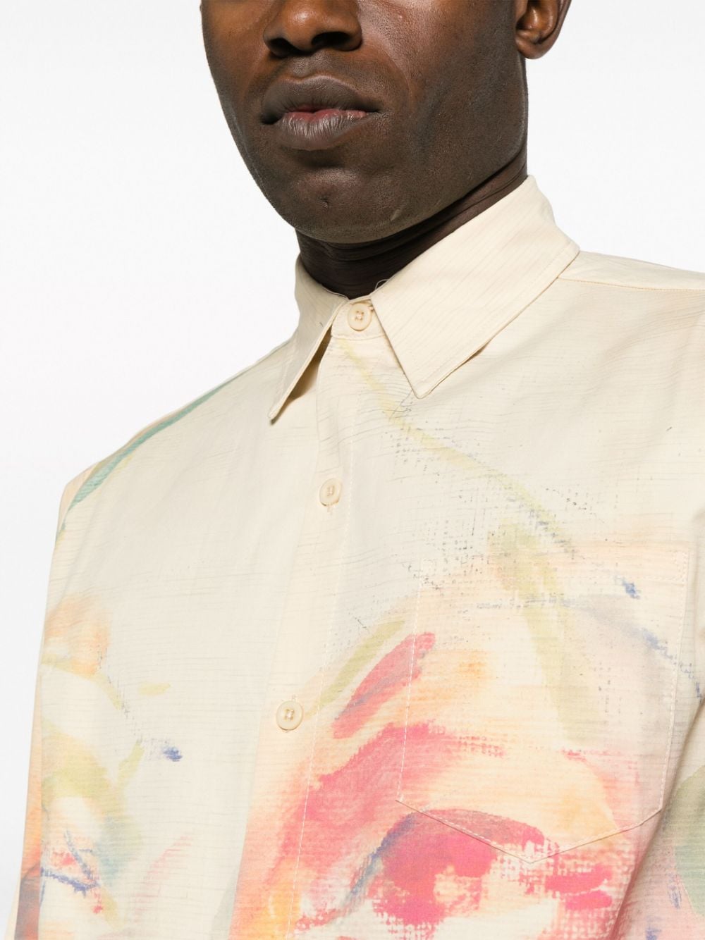 KIDSUPER Shirts Beige AW23LTP02NATURAL (KidSuper Studios / シャツ・ブラウス ) | KidSuper Studios (キッドスーパー ストゥディオス)(1)