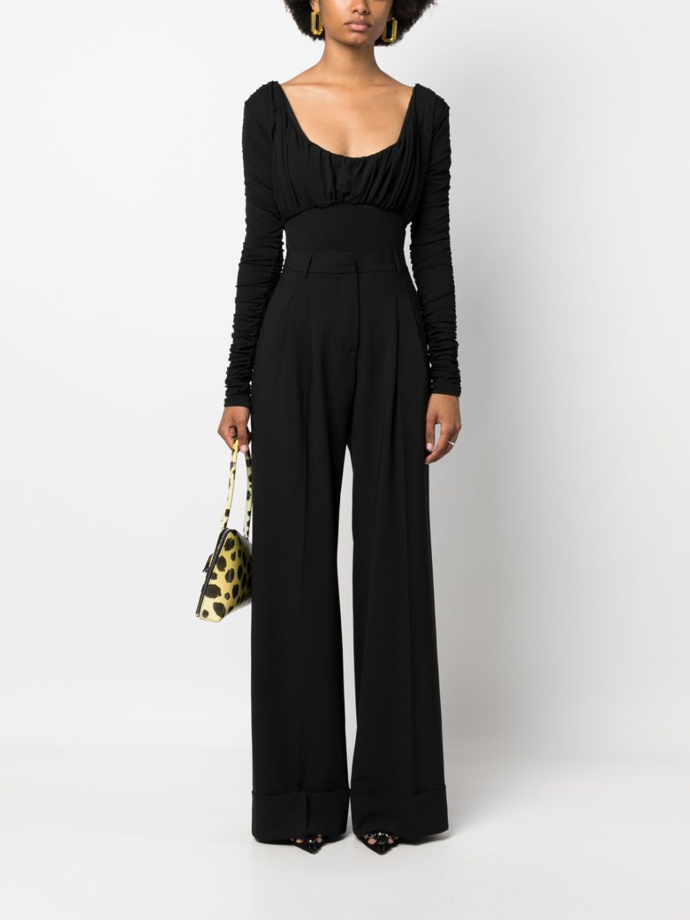 THE ANDAMANE Trousers Black T140407ATNW031BLACK (THE ANDAMANE / パンツ ) | THE ANDAMANE (アンダマン)(4)