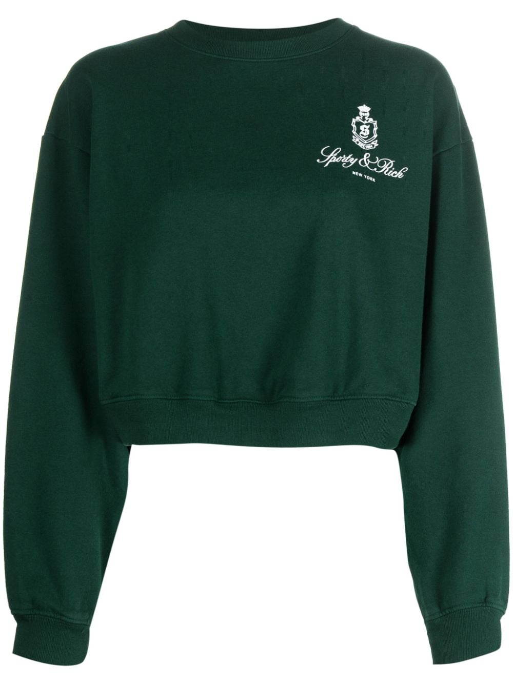 SPORTY & RICH Sweaters Green CRAW2365FOFOREST15 (Sporty & Rich / スウェット・フーディー ) | Sporty & Rich (スポーティアンドリッチ)