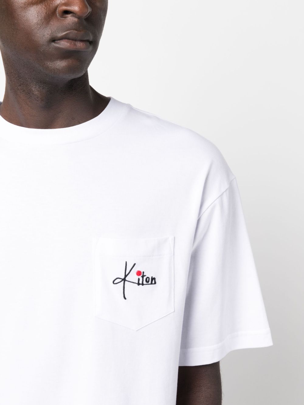 Kiton T-shirts and Polos White UMK030301010 (Kiton / Tシャツ・カットソー ) | Kiton (キートン)(2)