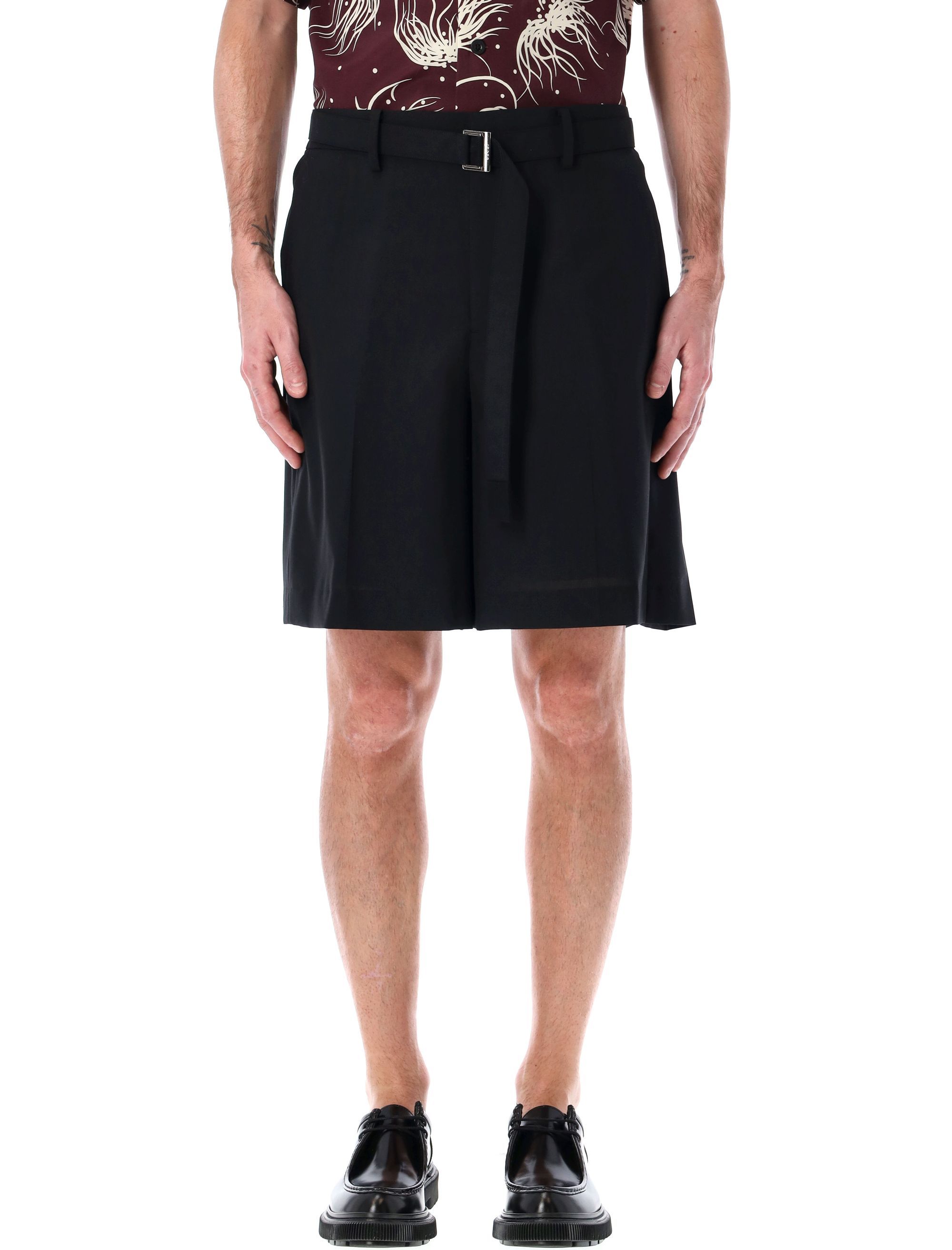 Sacai Shorts Black 2503589M001 (sacai / ショートパンツ ) | sacai (サカイ)