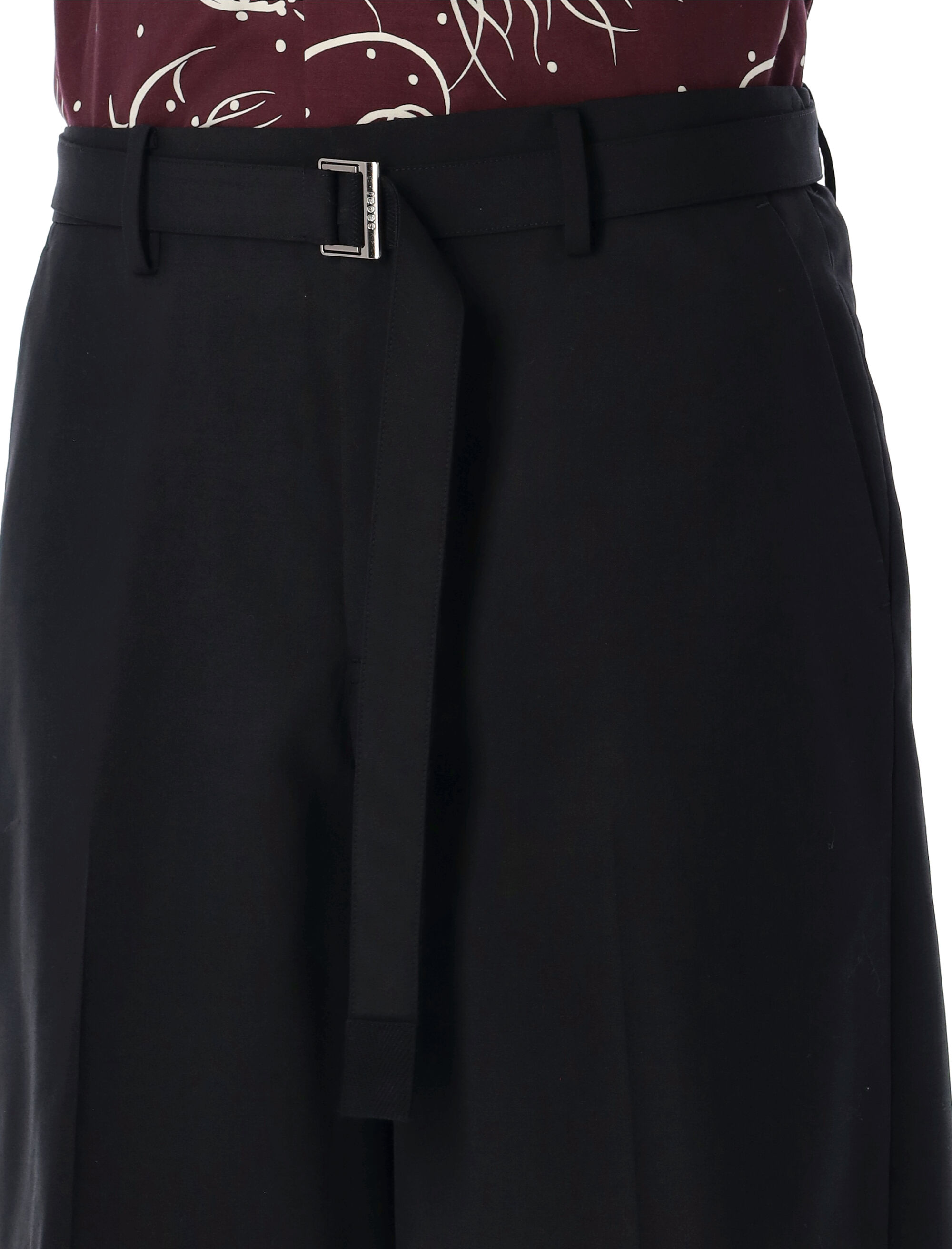 Sacai Shorts Black 2503589M001 (sacai / ショートパンツ ) | sacai (サカイ)(2)