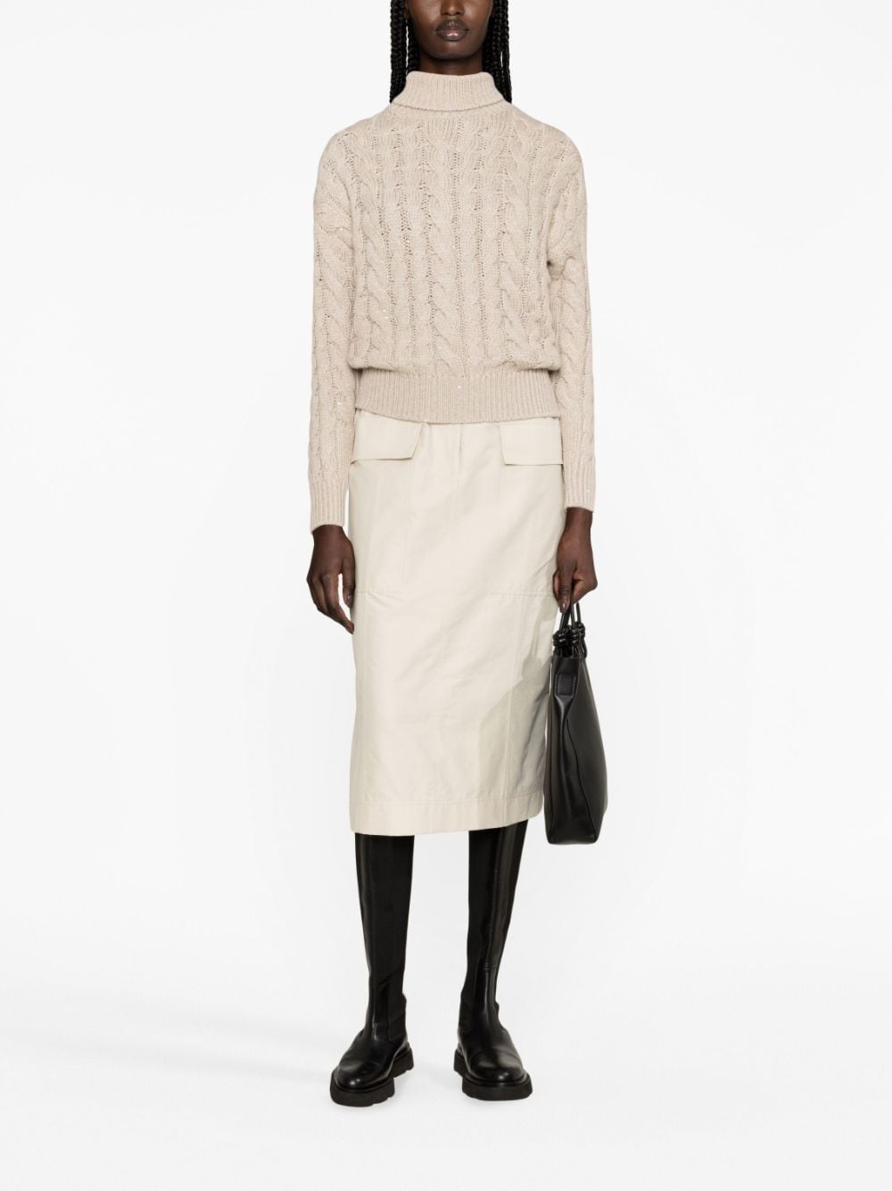 BRUNELLO CUCINELLI ブルネロクチネリ スカート ニット 世界中