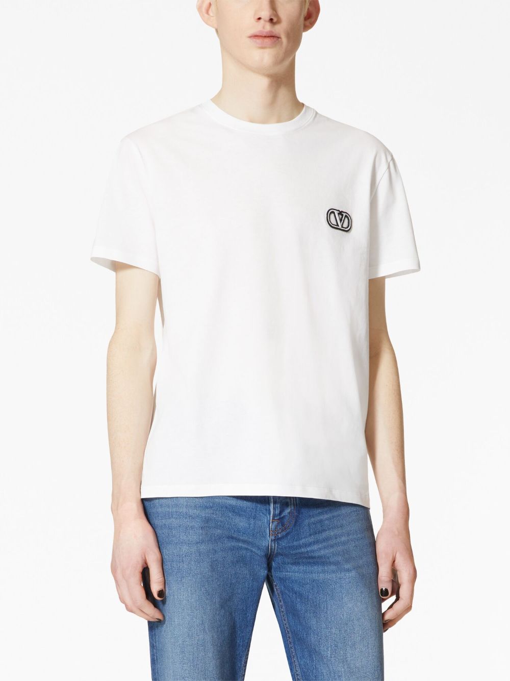 Valentino T-shirts and Polos White 3V3MG10V9LJ0BO (Valentino Garavani / Tシャツ・カットソー ) | Valentino Garavani (ヴァレンティノ)(3)