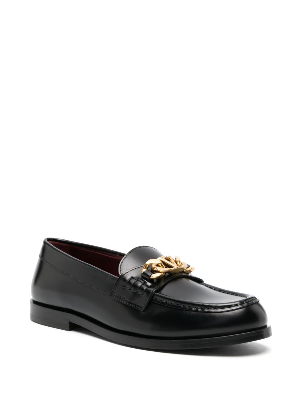 Valentino Garavani Flat shoes Black 3Y2S0G03YZX0NO (Valentino Garavani / ローファー ) | Valentino Garavani (ヴァレンティノ)(1)