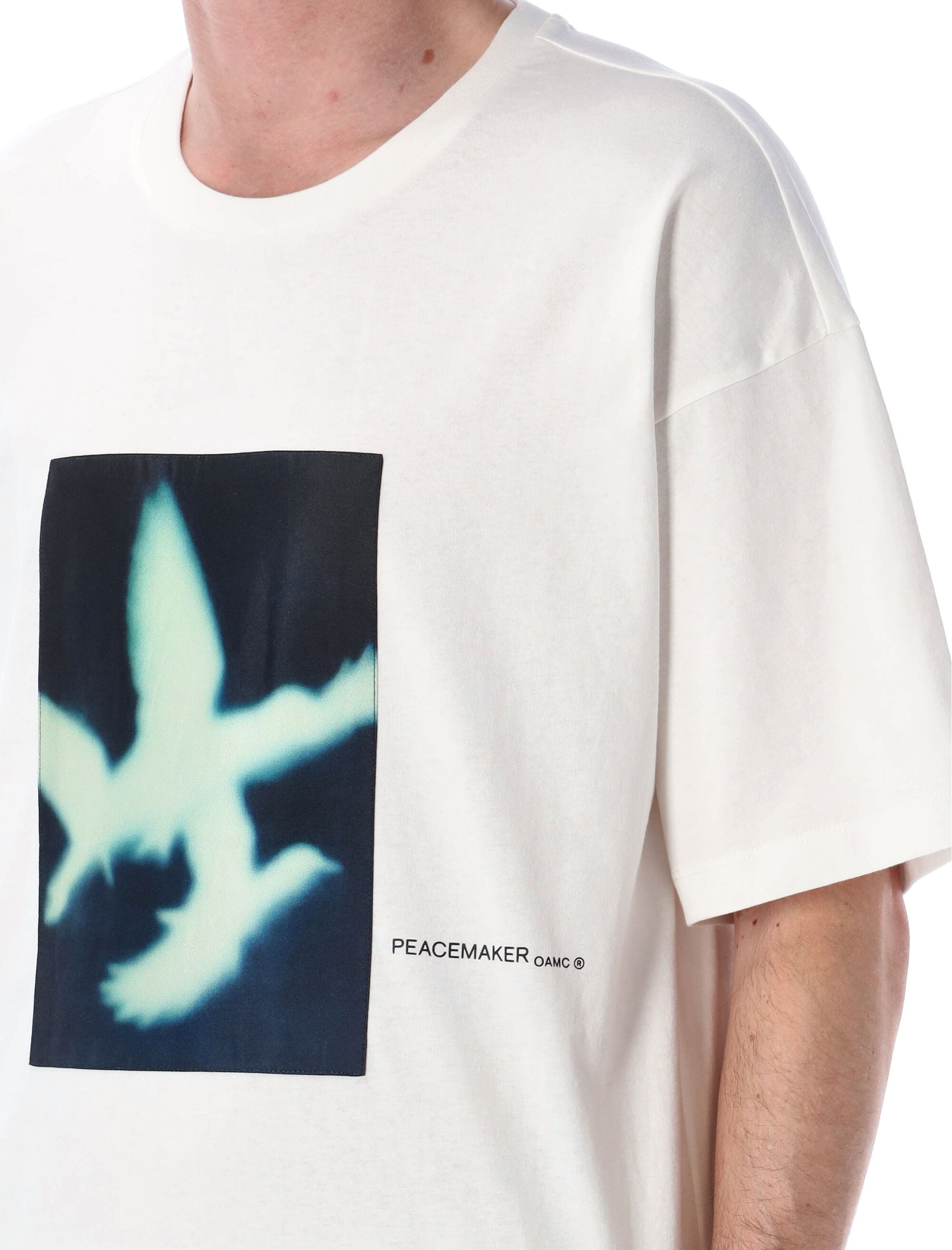 Tシャツ・カットソー OAMC Men T-shirt White PCM1OT02FJE002002 WHT OAMC T-shirts and Polos White PCM1OT02FJE002002WHT(Tシャツ