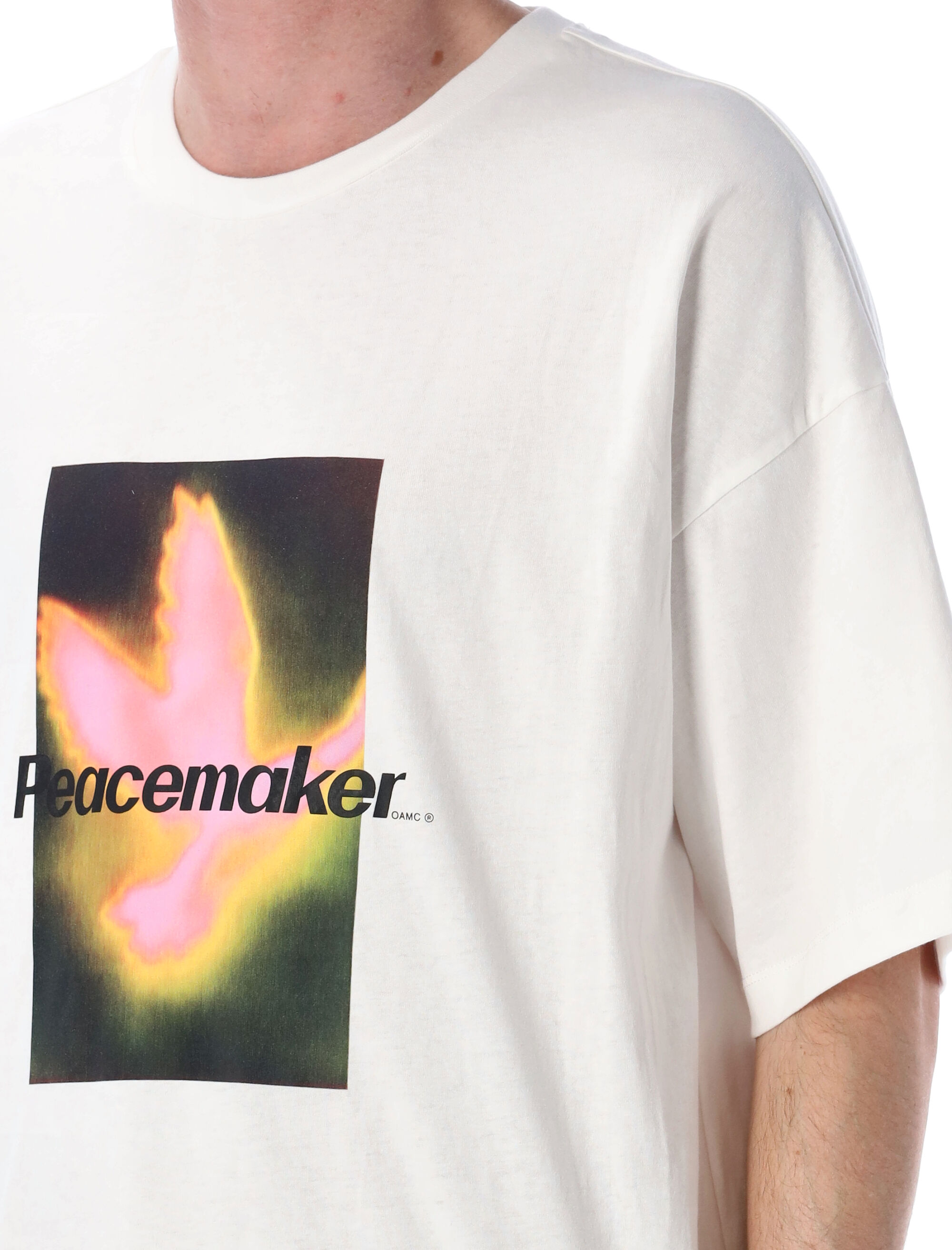 OAMC T-shirts and Polos White PCM1OT02HJE002002WHT (OAMC / Tシャツ・カットソー ) | OAMC (オーエーエムシー)(2)