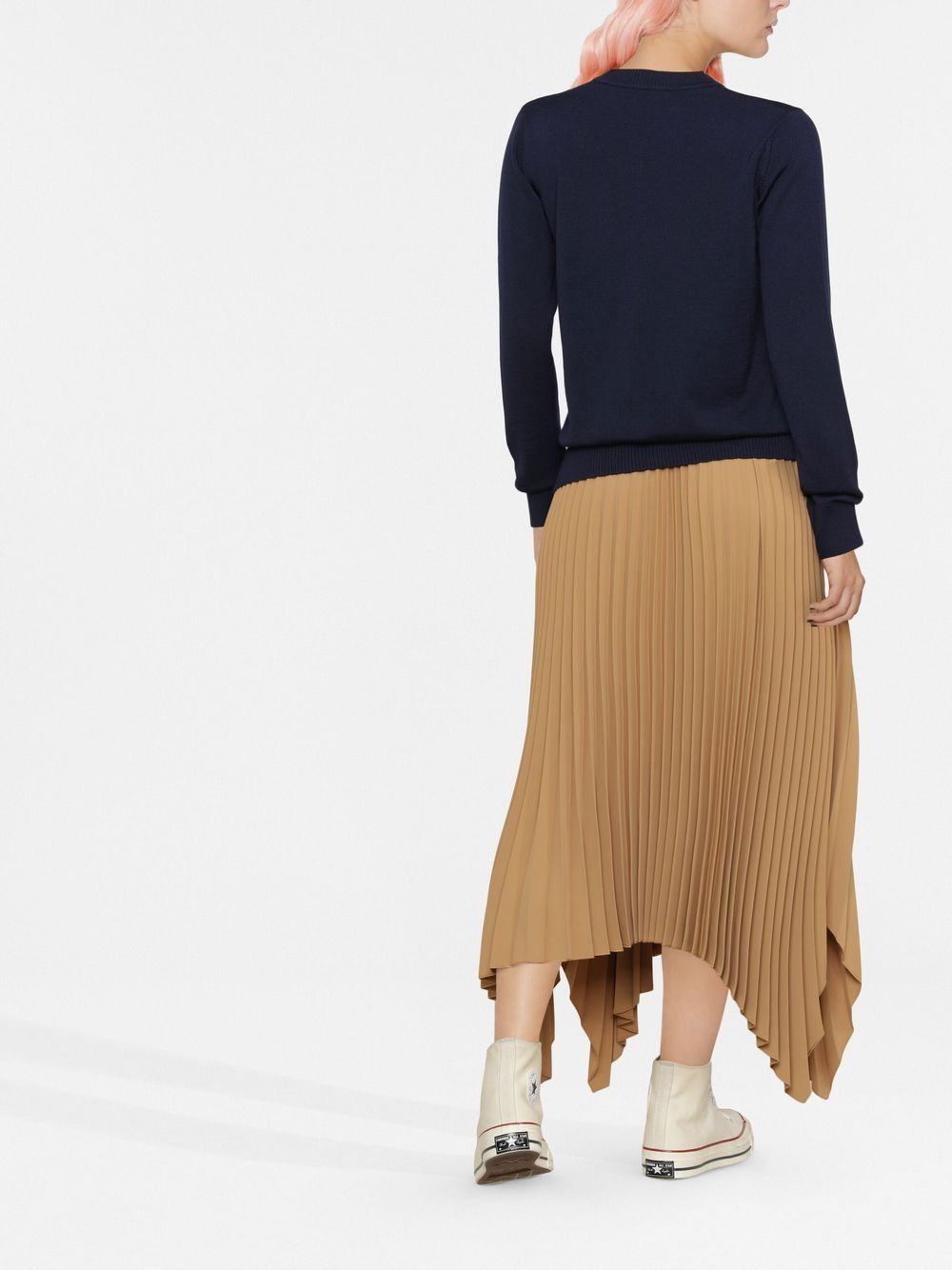 MAISON KITSUNE' Sweaters Blue HW00521KT1036P480 (Maison Kitsuné / ニット・セーター・カーディガン ) | Maison Kitsuné (メゾン キツネ)(2)