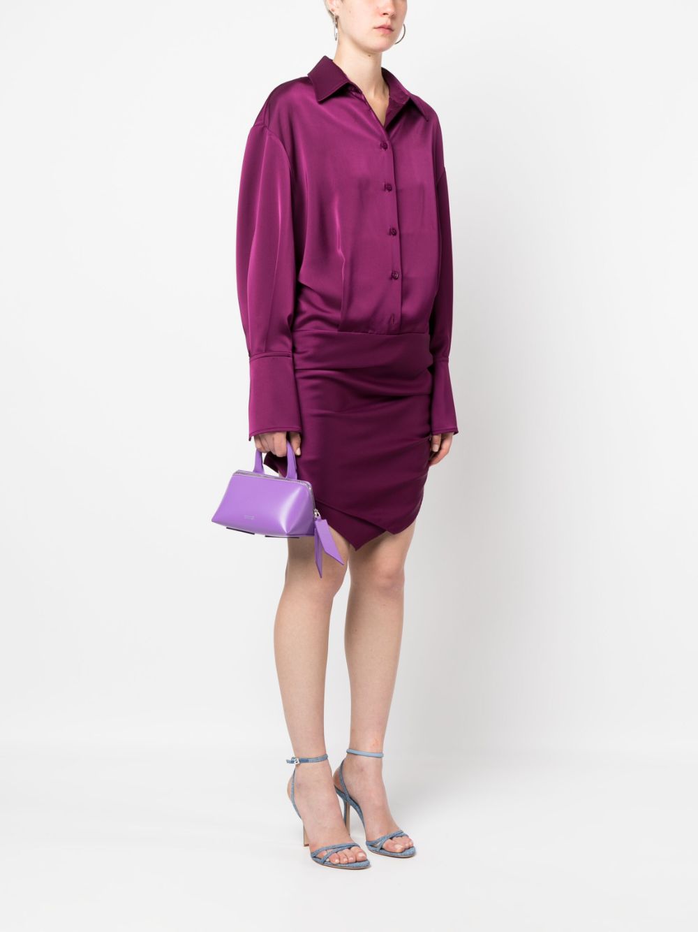 The Attico Bags.. Purple 236WAH02L019085 (THE ATTICO / ハンドバッグ・ショルダーバッグ ) | THE ATTICO (ジ・アティコ)(1)
