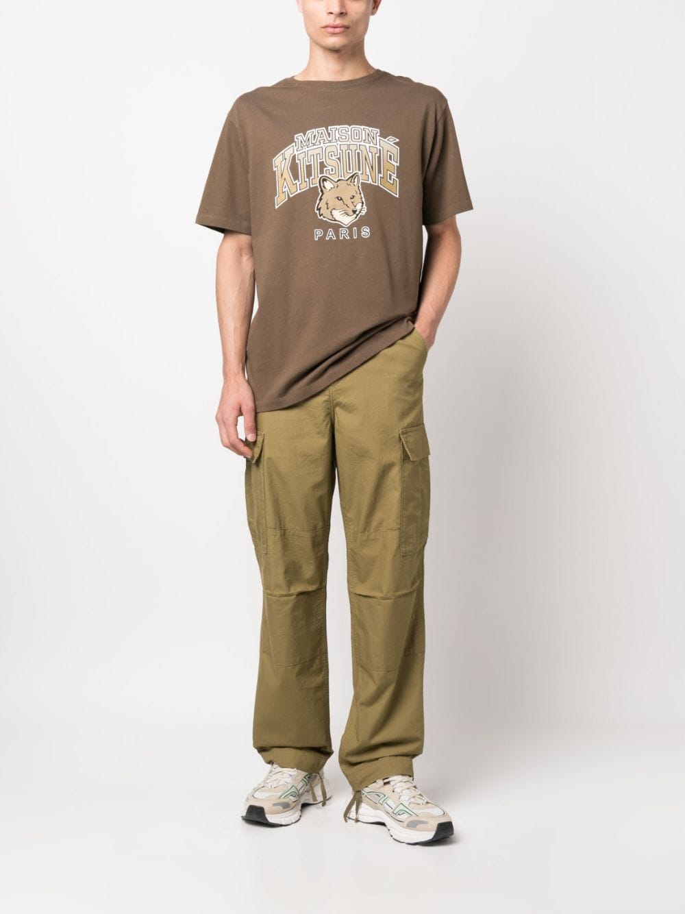 MAISON KITSUNE' T-shirts and Polos LM00112KJ0035P360 (Maison Kitsuné / Tシャツ・カットソー ) | Maison Kitsuné (メゾン キツネ)(1)