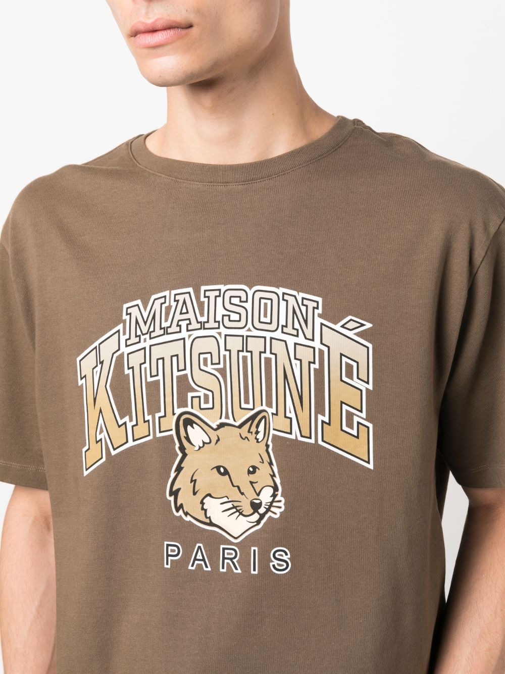 MAISON KITSUNE' T-shirts and Polos LM00112KJ0035P360 (Maison Kitsuné / Tシャツ・カットソー ) | Maison Kitsuné (メゾン キツネ)(2)