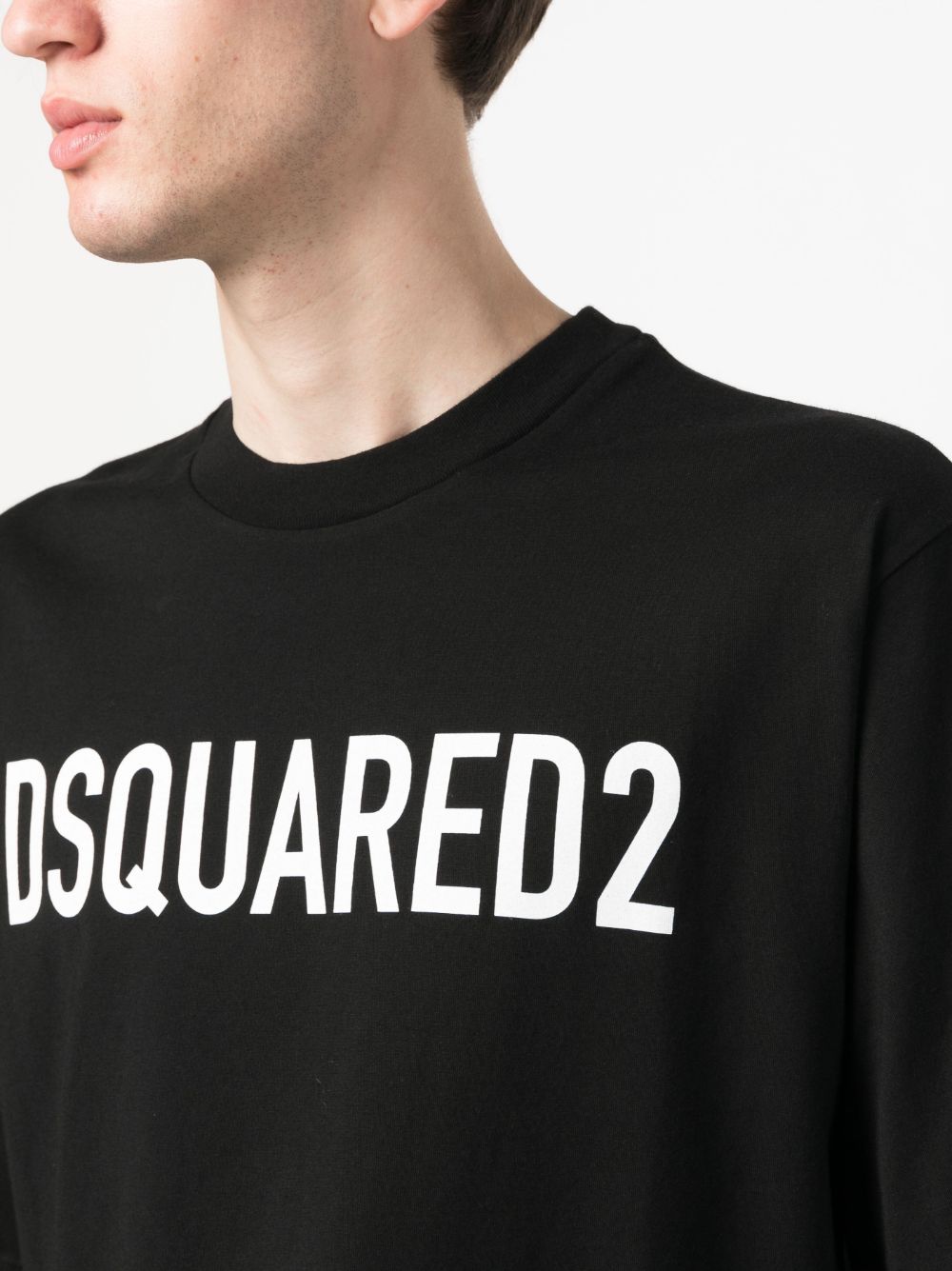 Dsquared2 T-shirts and Polos Black S74GD1197S24321900 (Dsquared2 / Tシャツ・カットソー ) | Dsquared2 (ディースクエアード)(2)