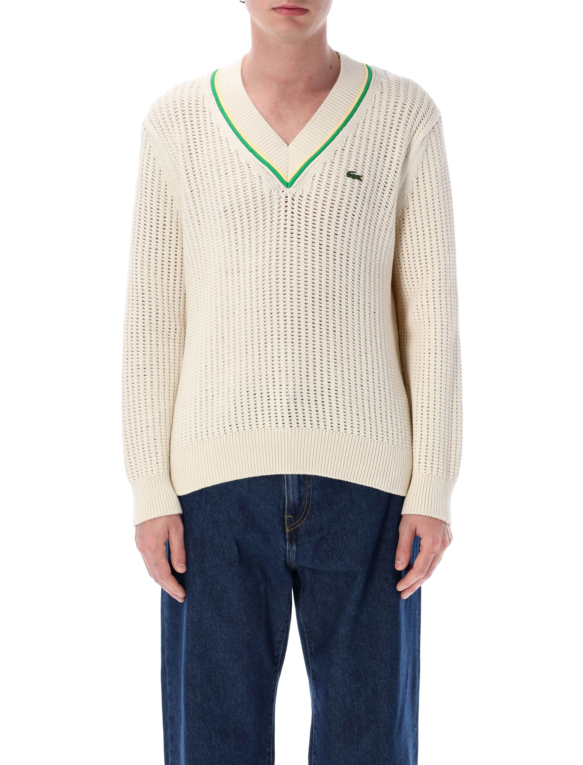 Lacoste Sweaters Beige AH9303GIH (LACOSTE / ニット・セーター・カーディガン ) | LACOSTE (ラコステ)