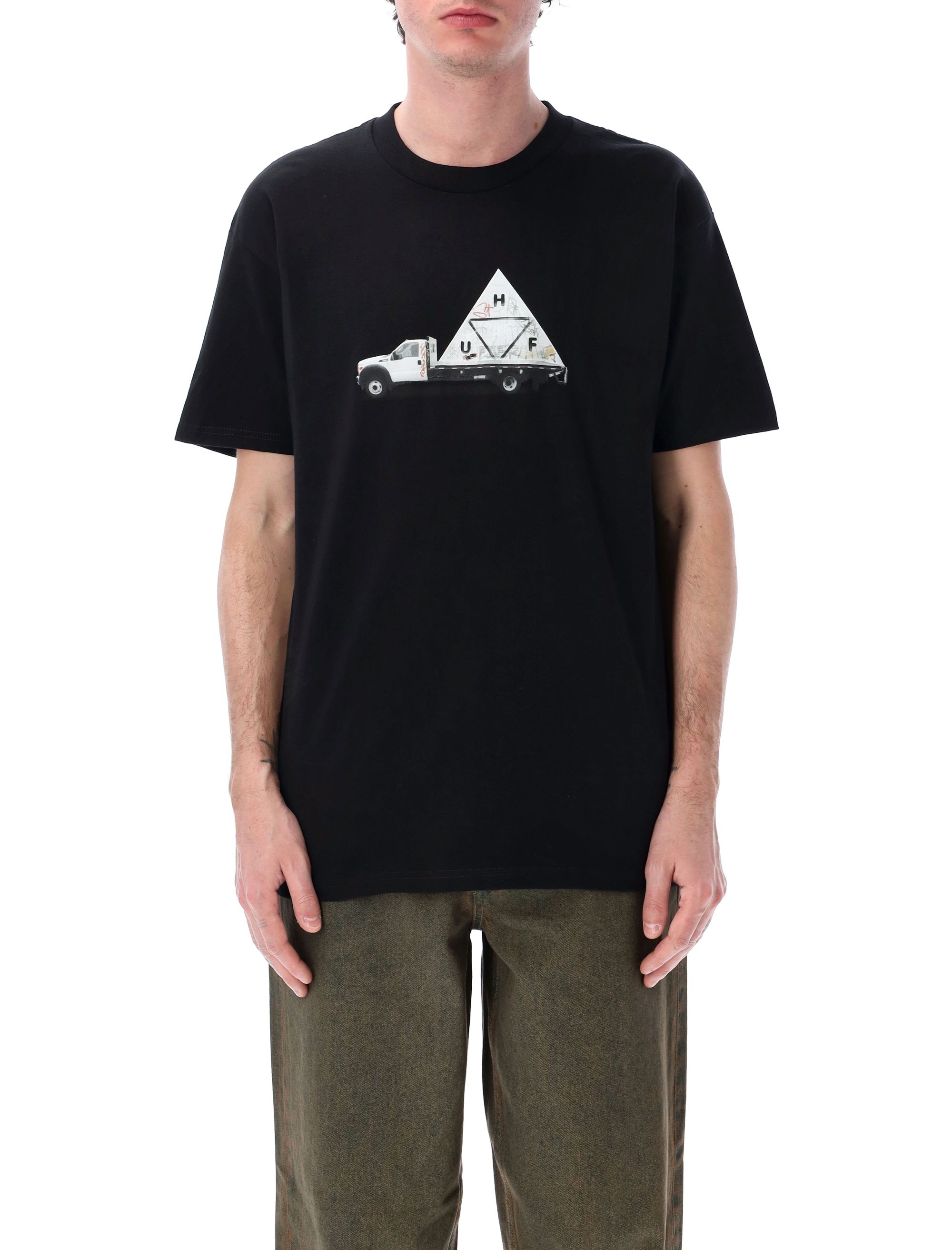 Huf T-shirts and Polos Black TS02409BLACK (HUF / Tシャツ・カットソー ) | HUF (ハフ)