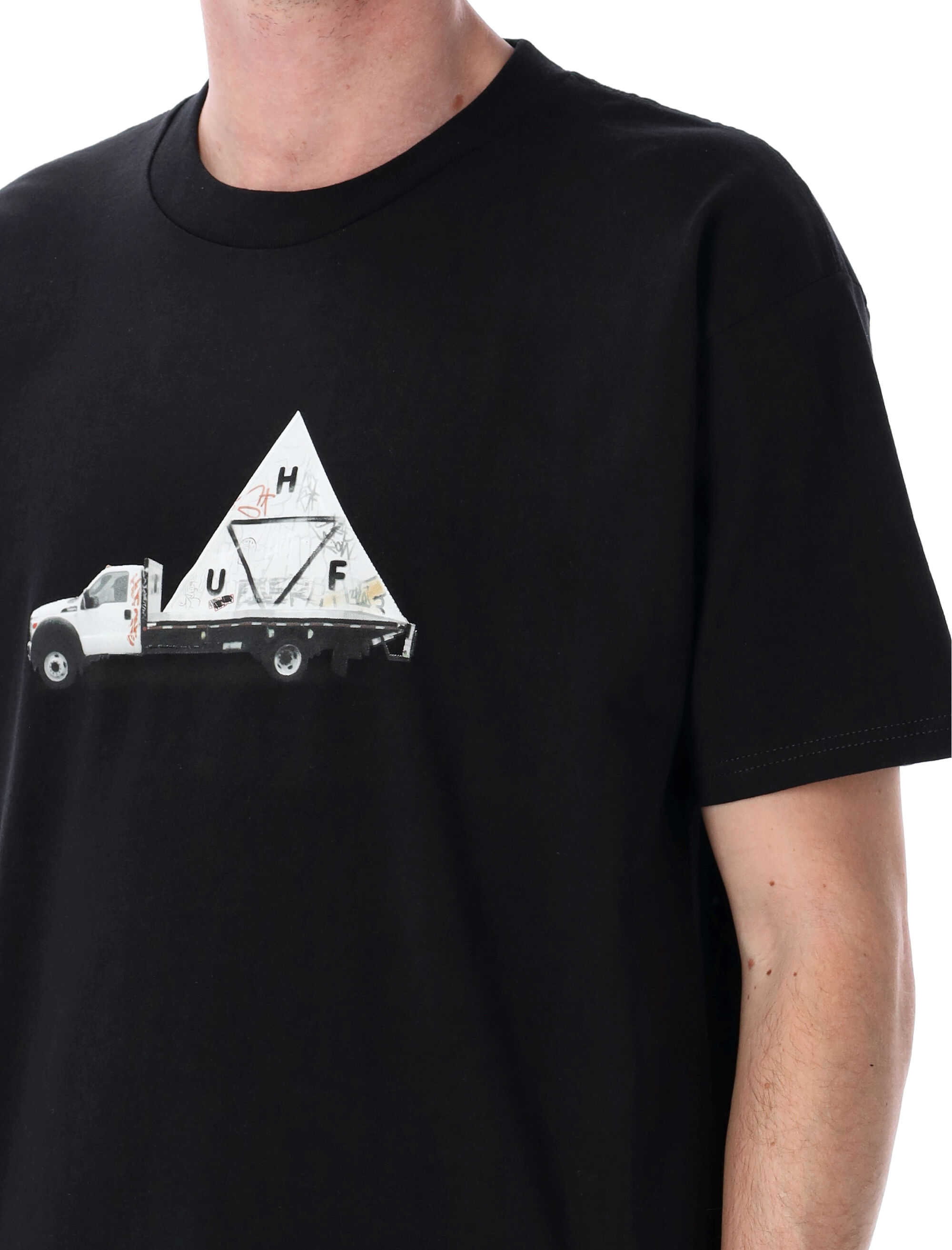 Huf T-shirts and Polos Black TS02409BLACK (HUF / Tシャツ・カットソー ) | HUF (ハフ)(2)