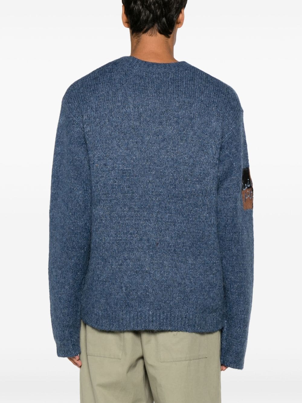 MAISON KITSUNE' Sweaters Blue LM00816KT1097M468 (Maison Kitsuné / ニット・セーター・カーディガン ) | Maison Kitsuné (メゾン キツネ)(3)