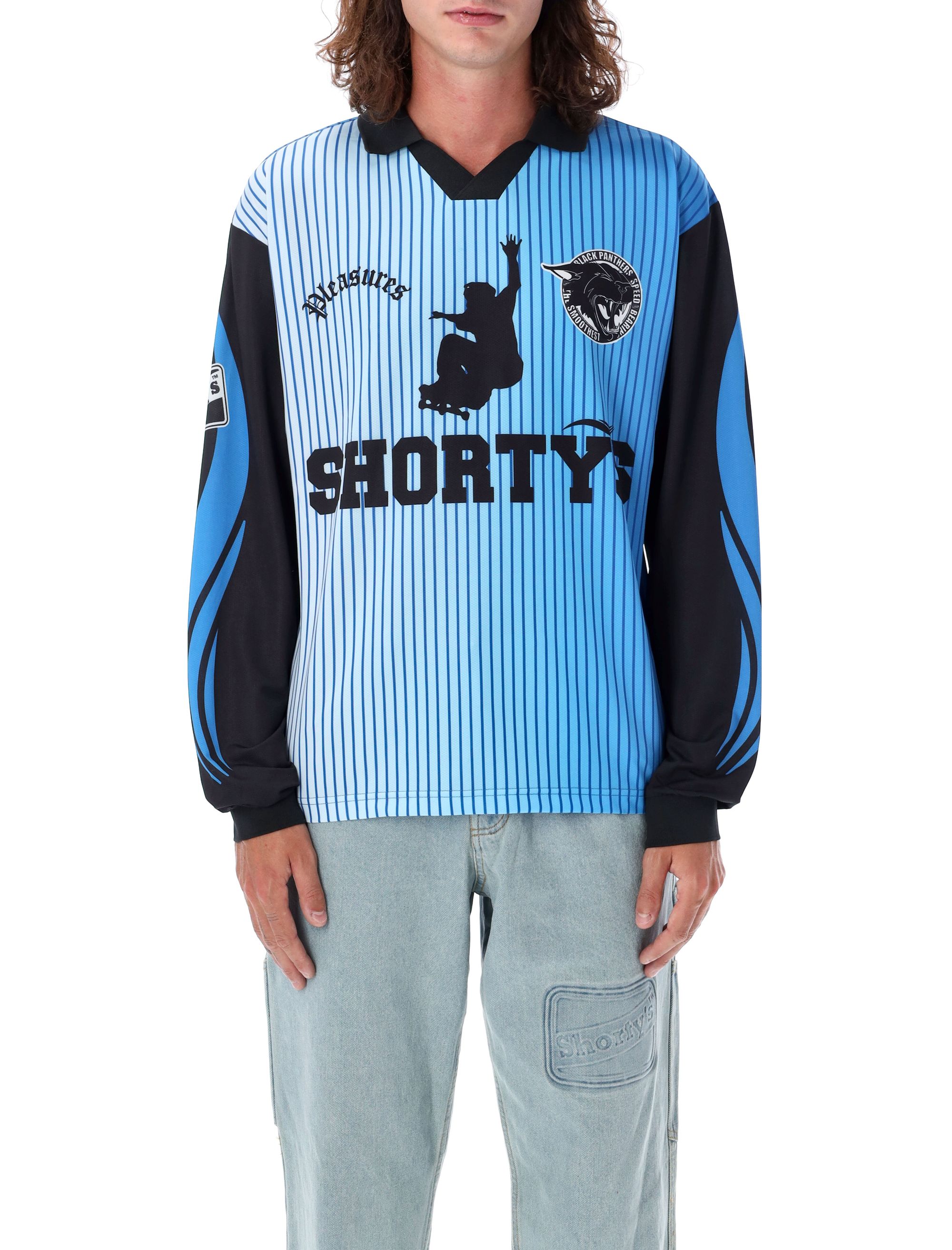 Pleasures T-shirts and Polos P24F003BLUE (PLEASURES / Tシャツ・カットソー ) | PLEASURES (プレジャーズ)