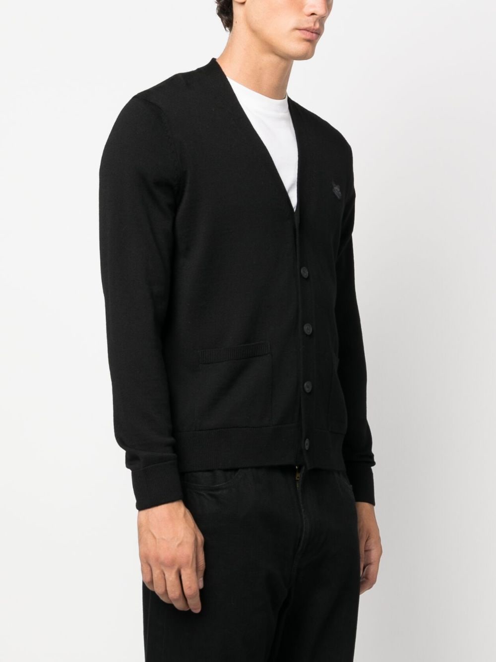 MAISON KITSUNE' Sweaters Black LM00505KT1036P199 (Maison Kitsuné / ニット・セーター・カーディガン ) | Maison Kitsuné (メゾン キツネ)(3)