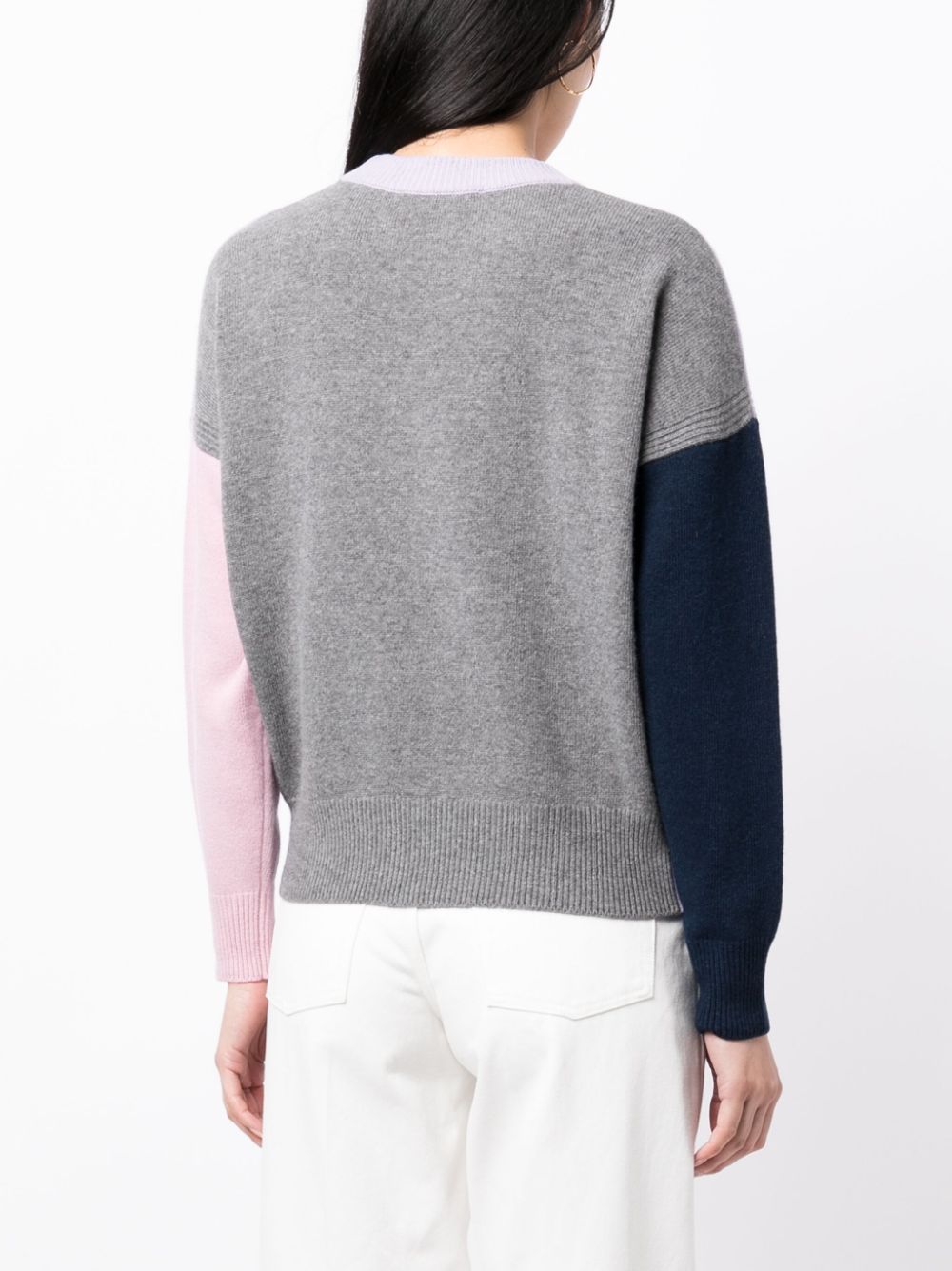 MAISON KITSUNE' Sweaters Lilac LW00810KT1063M534 (Maison Kitsuné / ニット・セーター・カーディガン ) | Maison Kitsuné (メゾン キツネ)(4)
