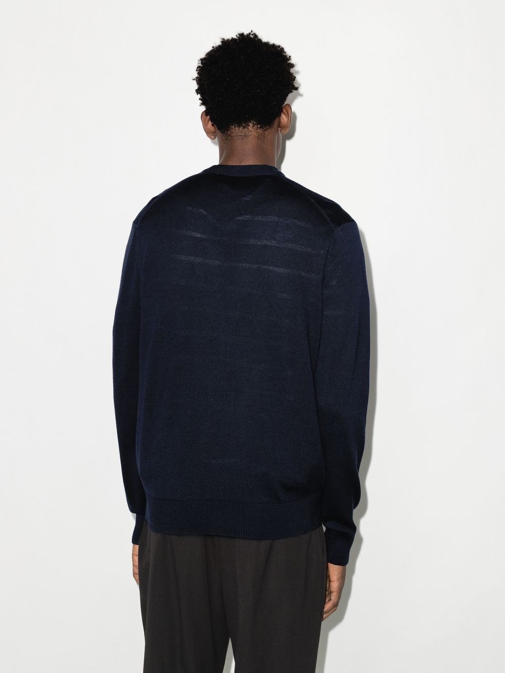 MAISON KITSUNE' Sweaters Blue GU00542KT1036P480 (Maison Kitsuné / ニット・セーター・カーディガン ) | Maison Kitsuné (メゾン キツネ)(1)