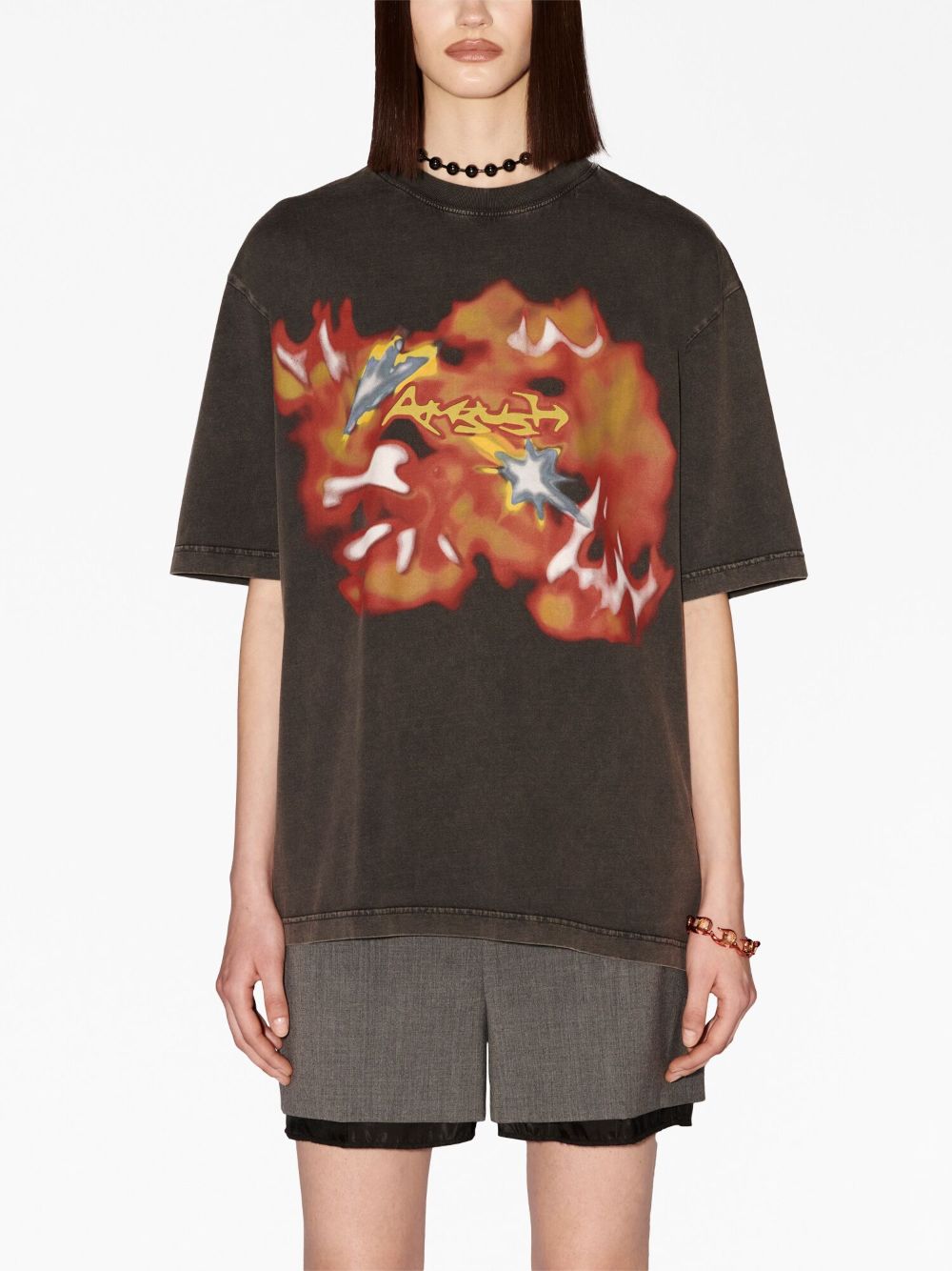 Ambush T-shirts and Polos Grey BMAA084F23JER0011025 (AMBUSH / Tシャツ・カットソー ) | AMBUSH (アンブッシュ)(3)