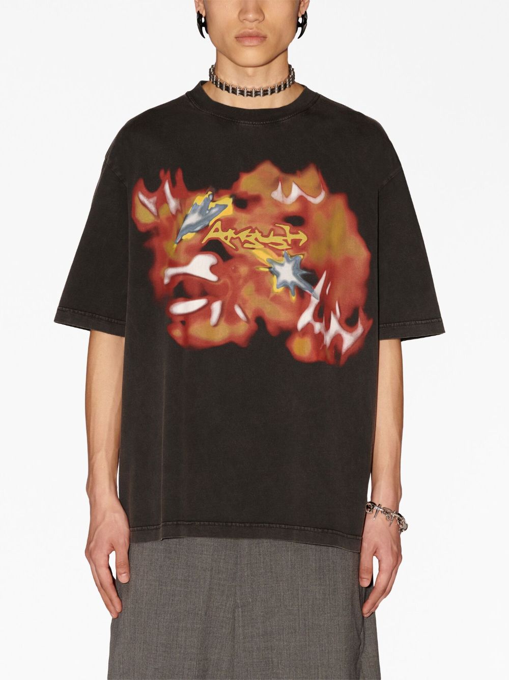 Ambush T-shirts and Polos Grey BMAA084F23JER0011025 (AMBUSH / Tシャツ・カットソー ) | AMBUSH (アンブッシュ)(5)