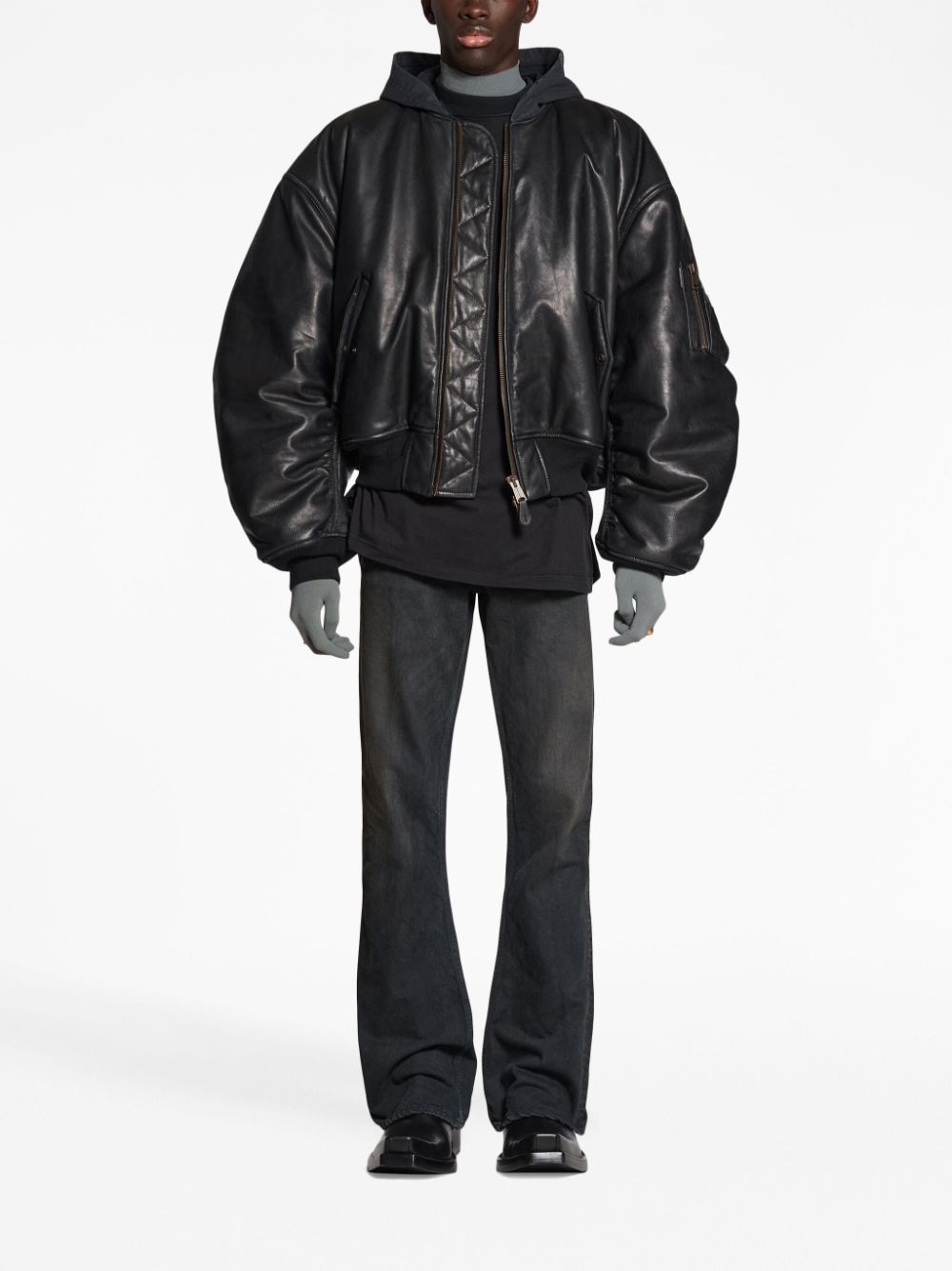 Balenciaga Coats Black 750953TOS171000 (Balenciaga / カジュアルジャケット ) | Balenciaga (バレンシアガ)(5)