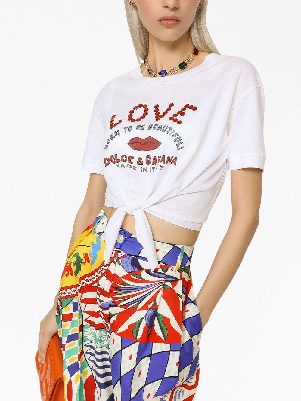 Dolce&Gabbana Cruise T-shirts and Polos White F8R48ZGDBT2HW4UV (Dolce & Gabbana / Tシャツ・カットソー ) | Dolce & Gabbana (ドルチェガッバーナ)(2)