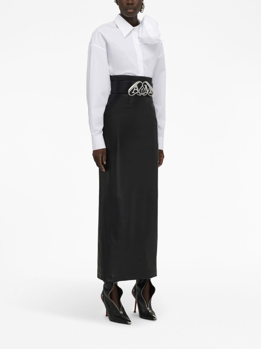 Alexander McQueen Shirts White 768314QAAAD9000 (Alexander McQUEEN / シャツ・ブラウス ) | Alexander McQUEEN (アレキサンダー・マックイーン)(2)