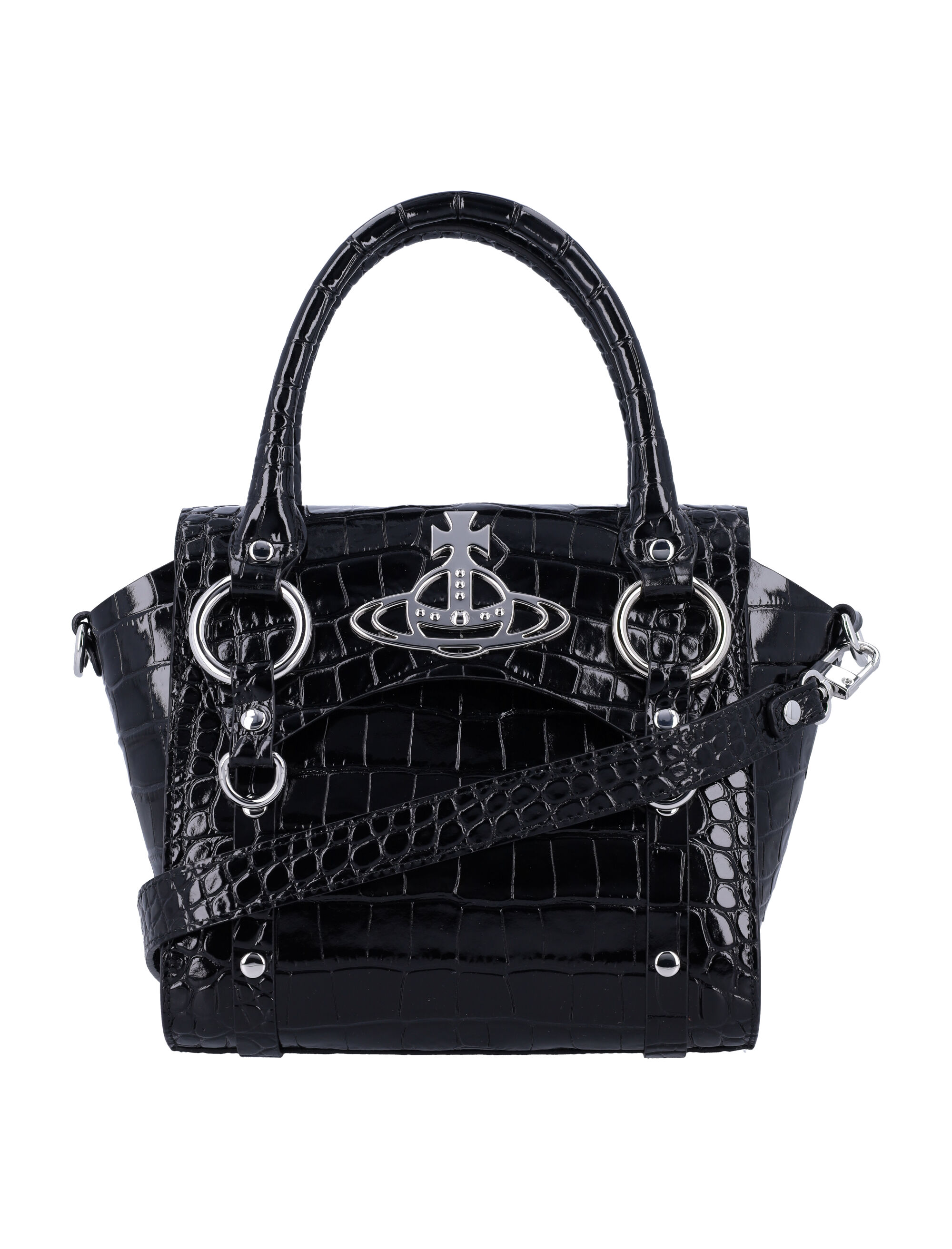 Vivienne Westwood Bags.. Black 47030004WL0099N401 (Vivienne Westwood / ハンドバッグ・ショルダーバッグ ) | Vivienne Westwood (ヴィヴィアン・ウェストウッド)