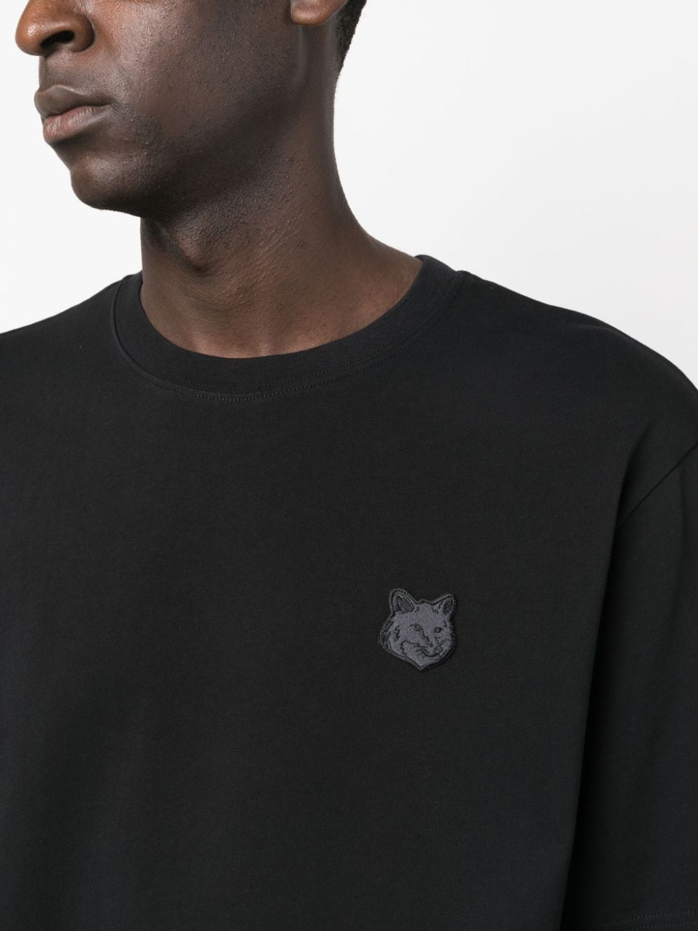 MAISON KITSUNE' T-shirts and Polos Black LM00107KJ0119P199 (Maison Kitsuné / Tシャツ・カットソー ) | Maison Kitsuné (メゾン キツネ)(2)