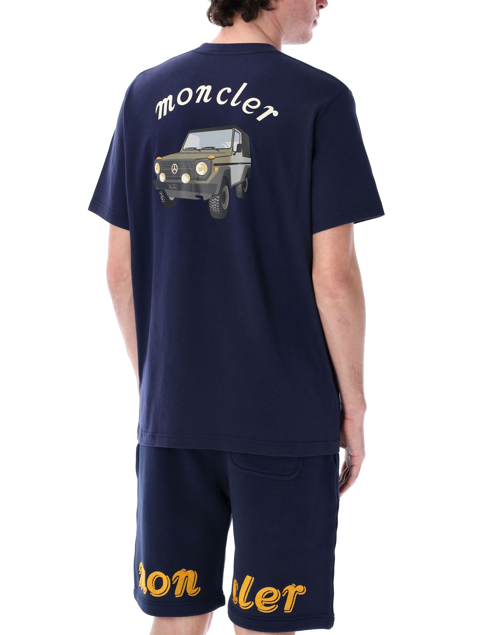 MONCLER GENIUS MERCEDES BENZ T-shirts and Polos Blue 8C0000489AB9754 (Moncler Genius / Tシャツ・カットソー ) | Moncler Genius (モンクレール ジーニアス)(1)