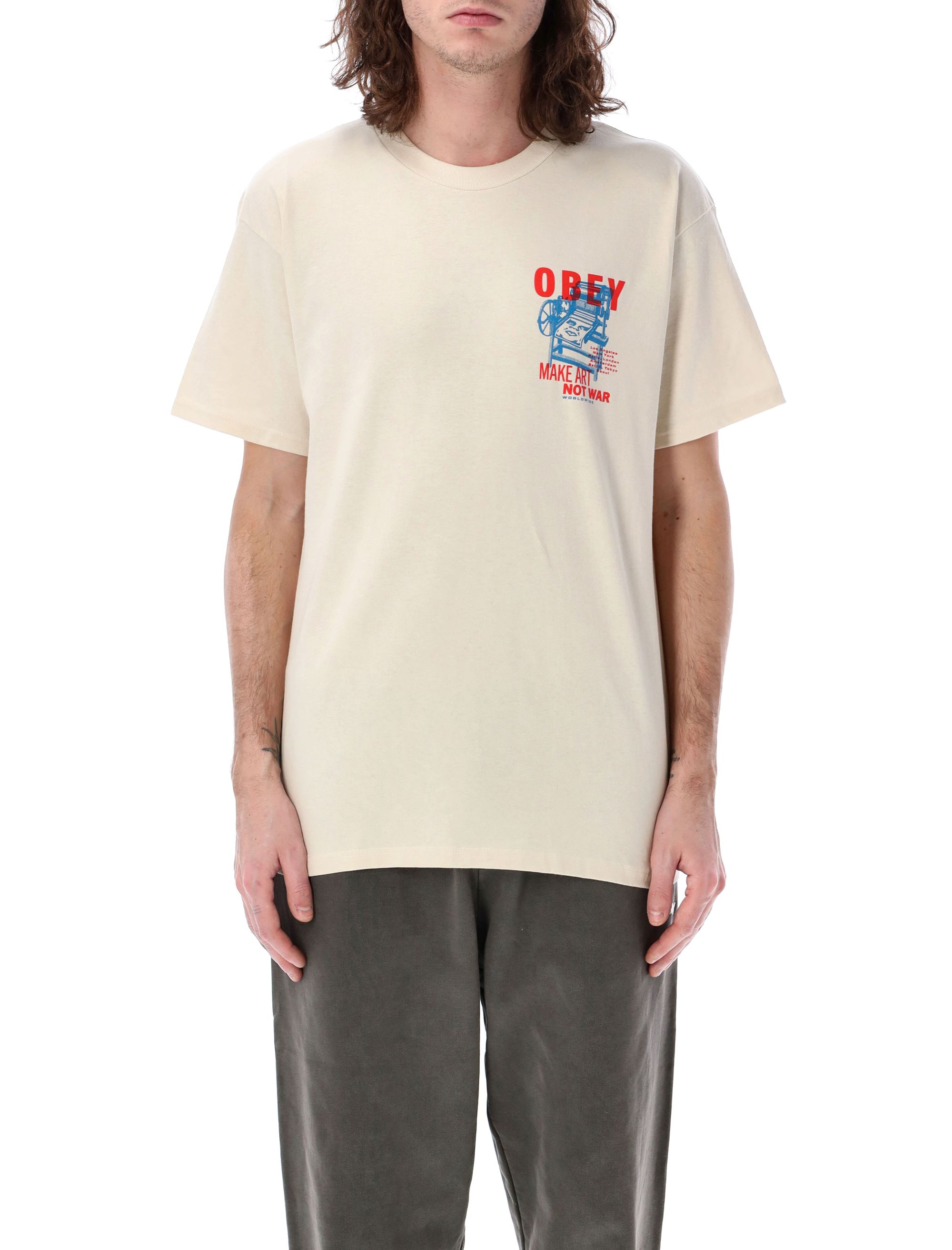 Obey T-shirts and Polos White 165264061CRM (OBEY / Tシャツ・カットソー ) | OBEY (オベイ)