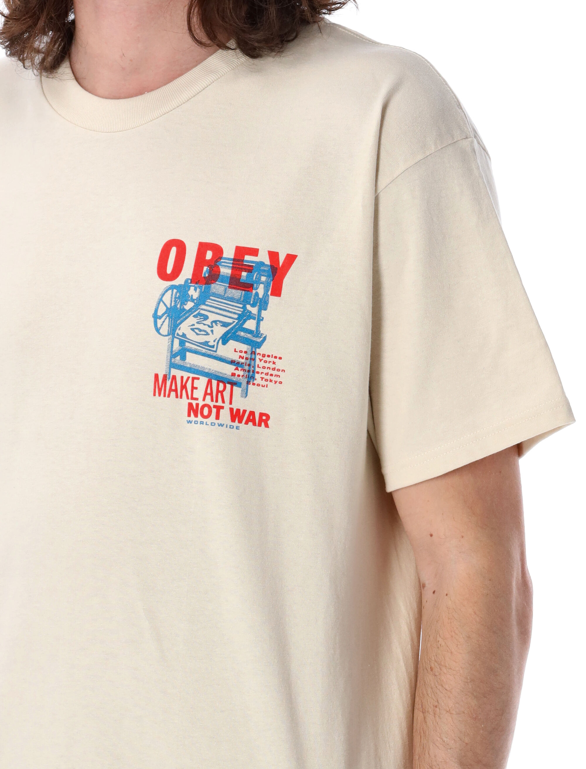 Obey T-shirts and Polos White 165264061CRM (OBEY / Tシャツ・カットソー ) | OBEY (オベイ)(2)