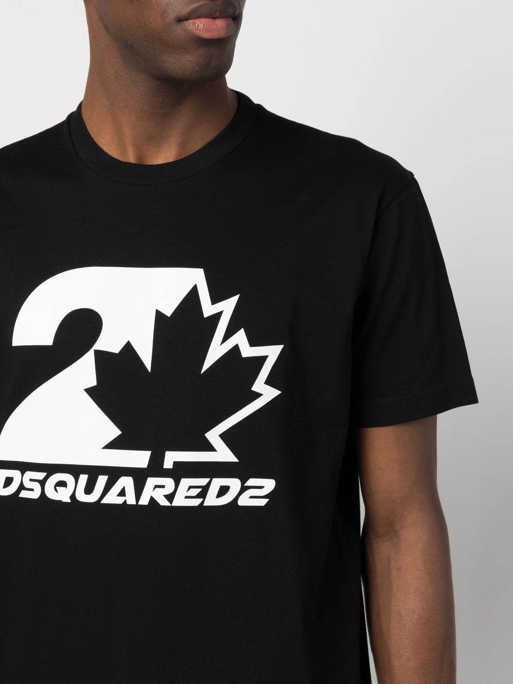 Dsquared2 T-shirts and Polos Black S74GD1157S23009900 (Dsquared2 / Tシャツ・カットソー ) | Dsquared2 (ディースクエアード)(3)