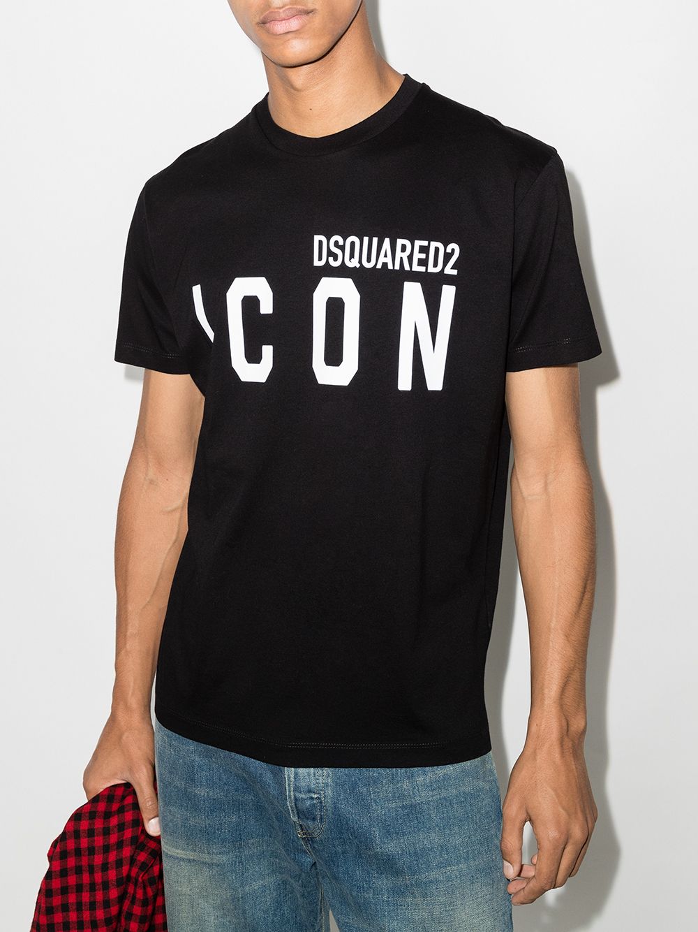 Dsquared2 T-shirts and Polos Black S79GC0003S23009980 (Dsquared2 / Tシャツ・カットソー ) | Dsquared2 (ディースクエアード)(1)