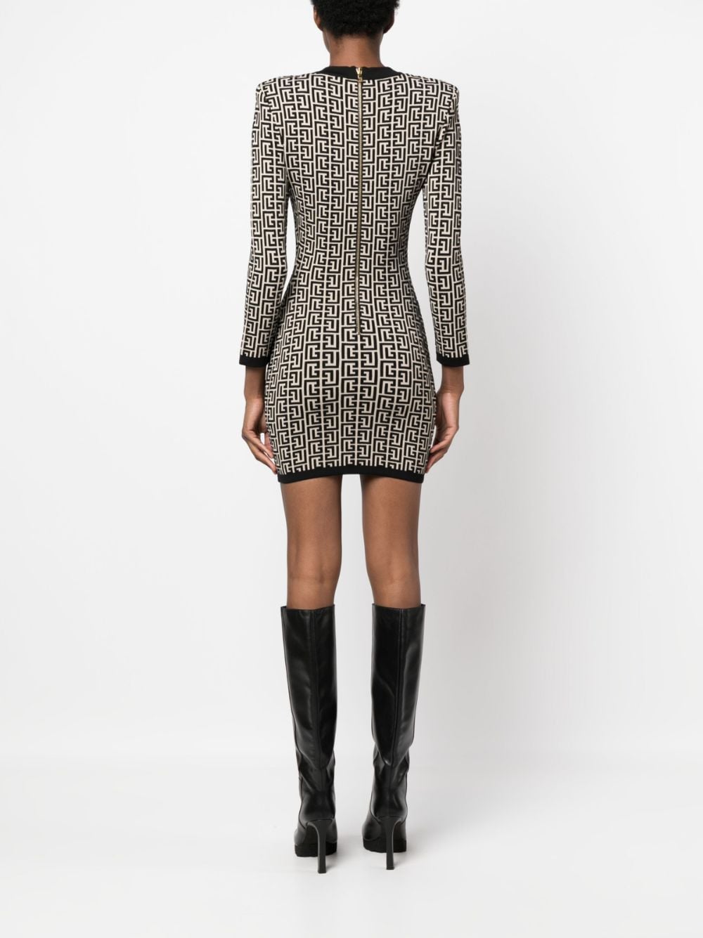 Balmain Dresses Black BF1R8072KB02GFE (Balmain / ワンピース・ドレス・オールインワン ) | Balmain (バルマン)(1)