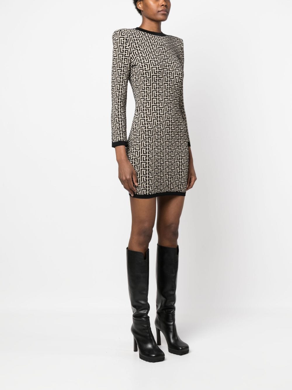 Balmain Dresses Black BF1R8072KB02GFE (Balmain / ワンピース・ドレス・オールインワン ) | Balmain (バルマン)(2)