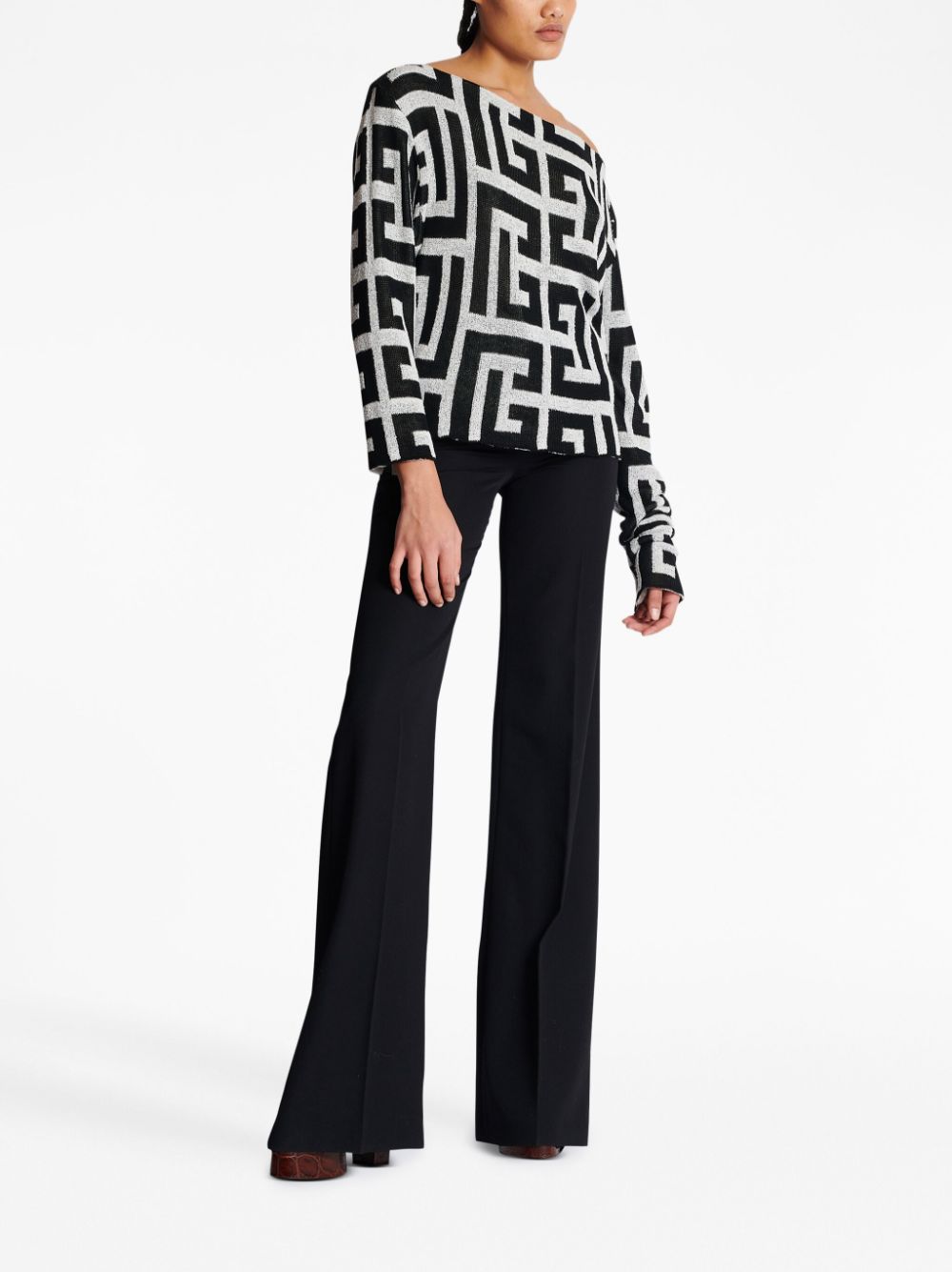 Balmain Top White BF1AS004JG58GAB (Balmain / Tシャツ・カットソー ) | Balmain (バルマン)(3)