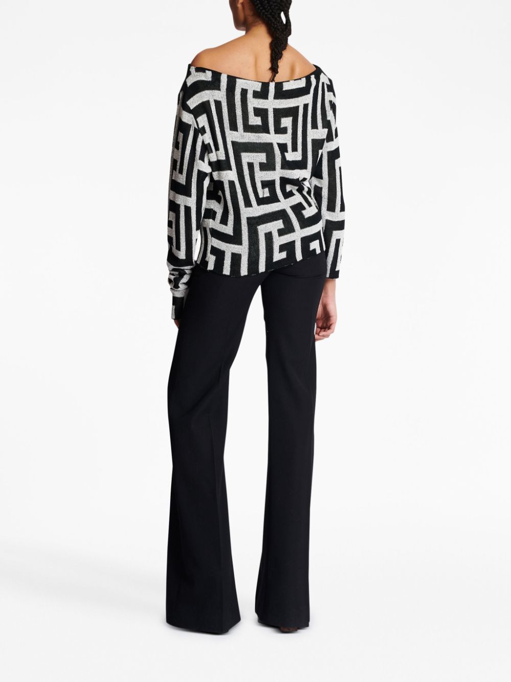 Balmain Top White BF1AS004JG58GAB (Balmain / Tシャツ・カットソー ) | Balmain (バルマン)(4)