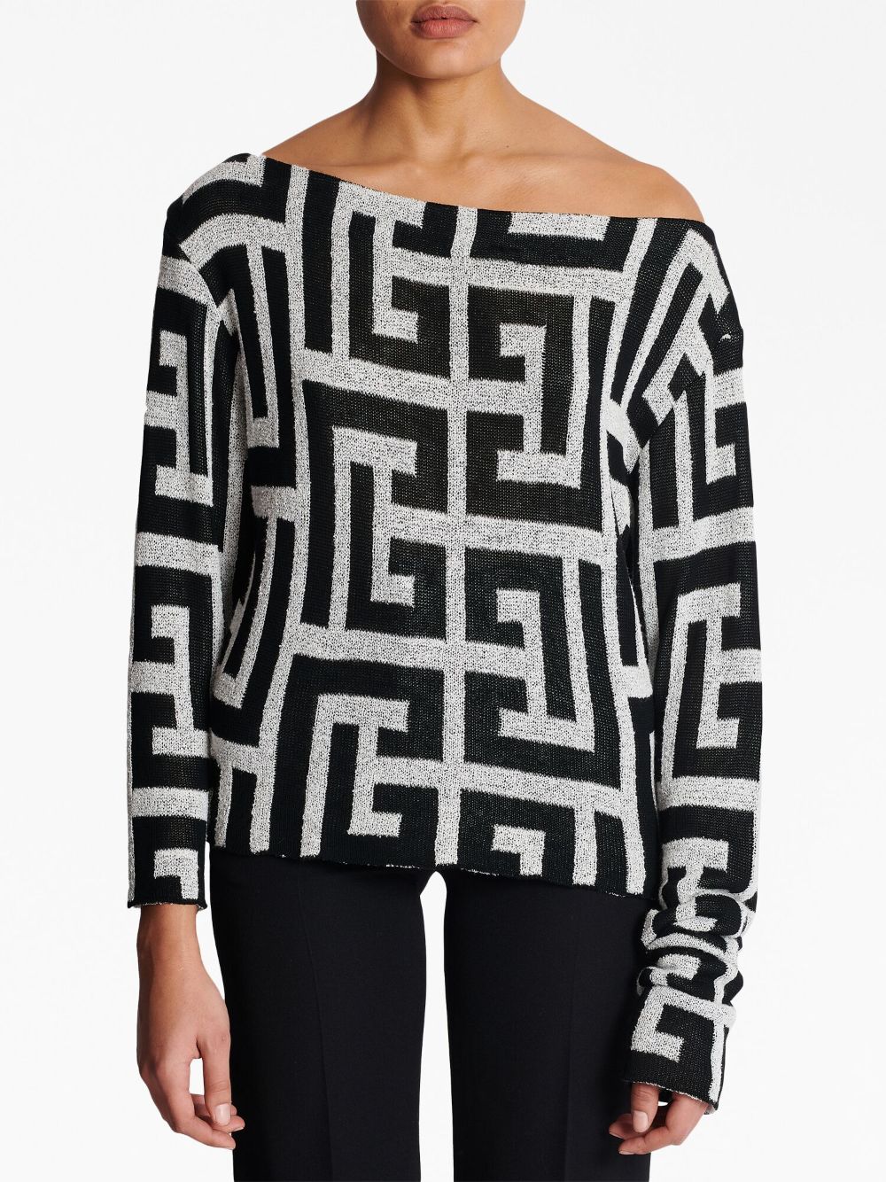 Balmain Top White BF1AS004JG58GAB (Balmain / Tシャツ・カットソー ) | Balmain (バルマン)(5)