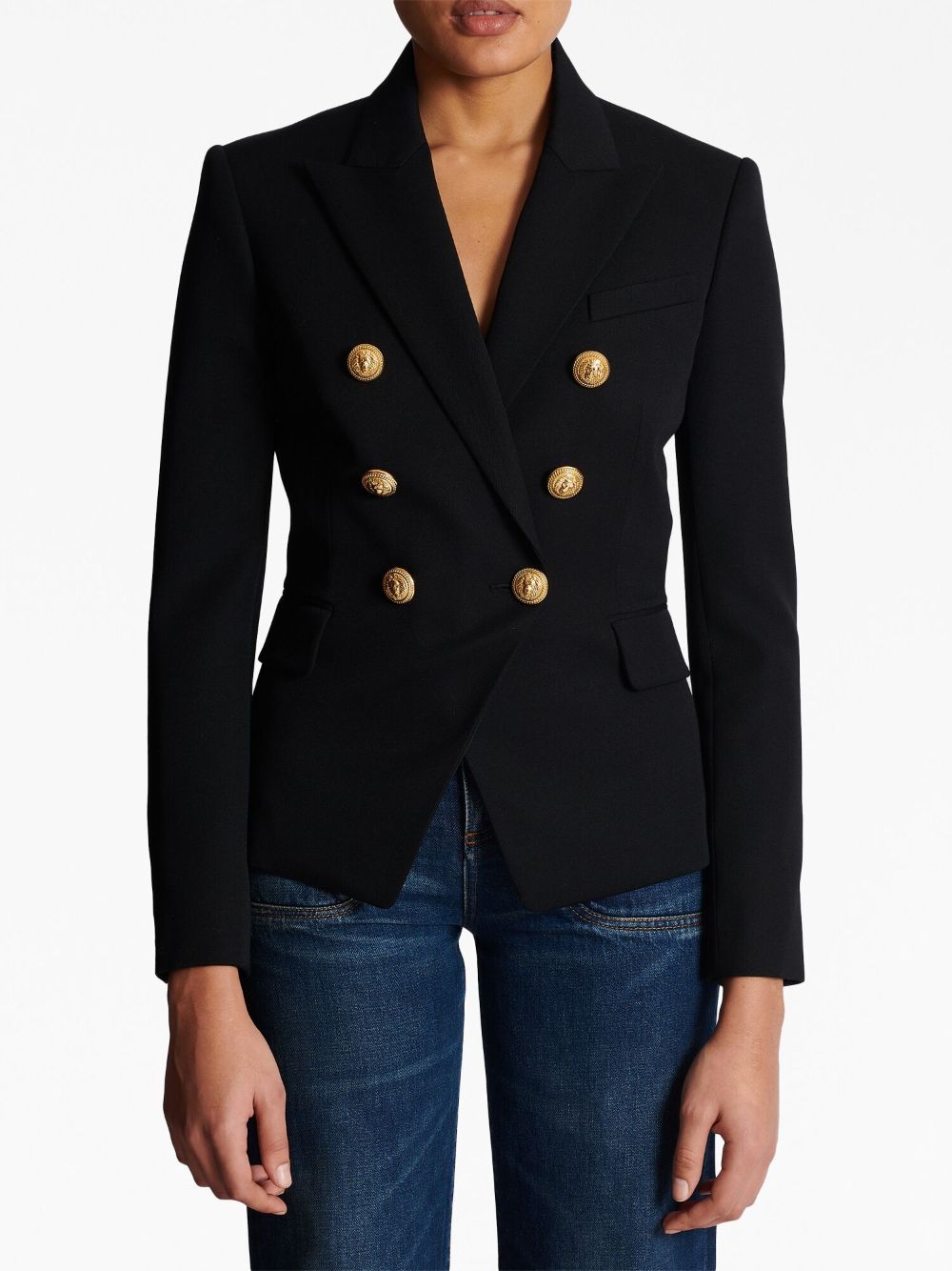 Balmain Jackets Black BF1SH020WC090PA (Balmain / スーツ・ジャケット ) | Balmain (バルマン)(4)