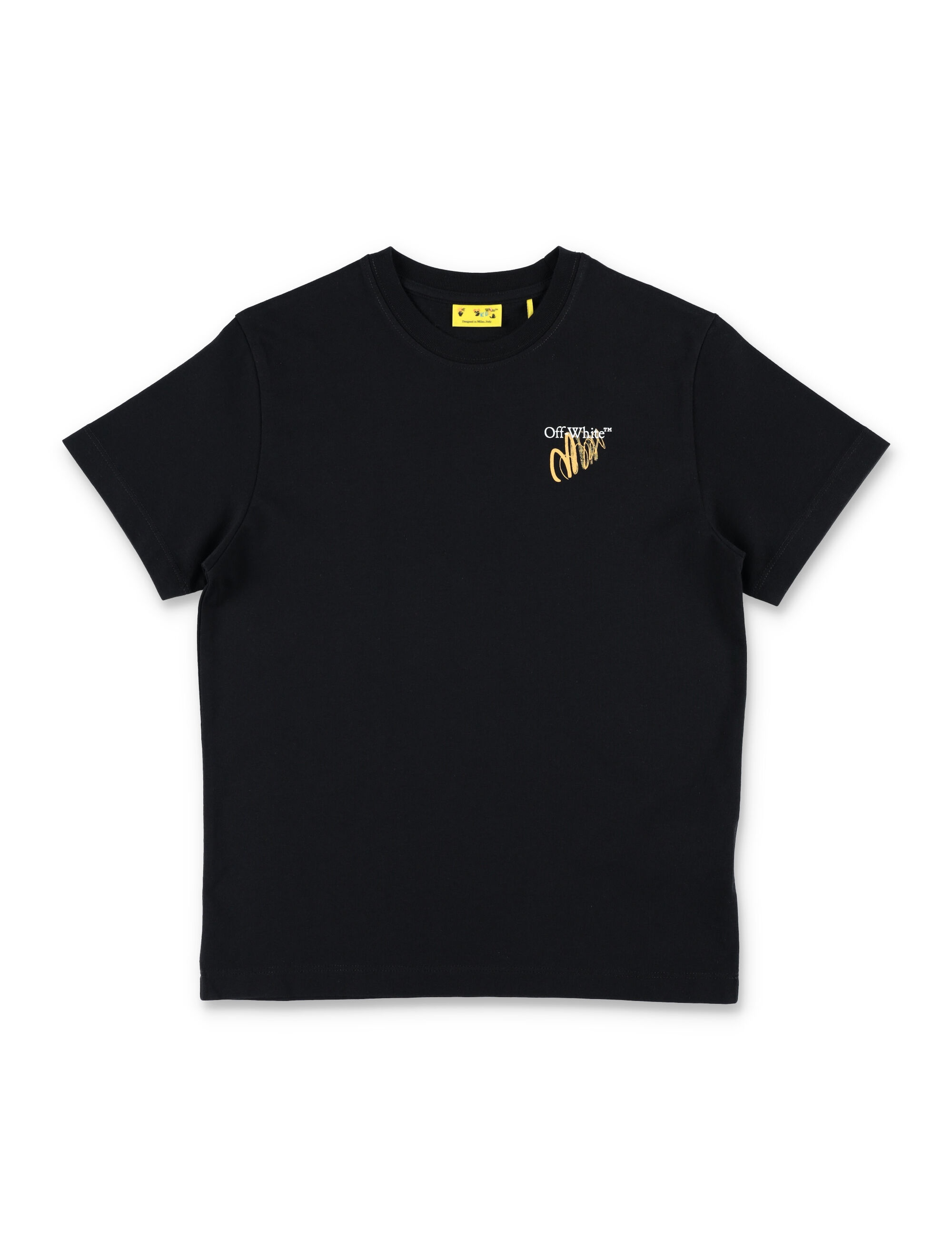 Off-White T-shirts and Polos Black OBAA002S25JER00A1001 (Off-White / Tシャツ・カットソー ) | Off-White (オフホワイト)