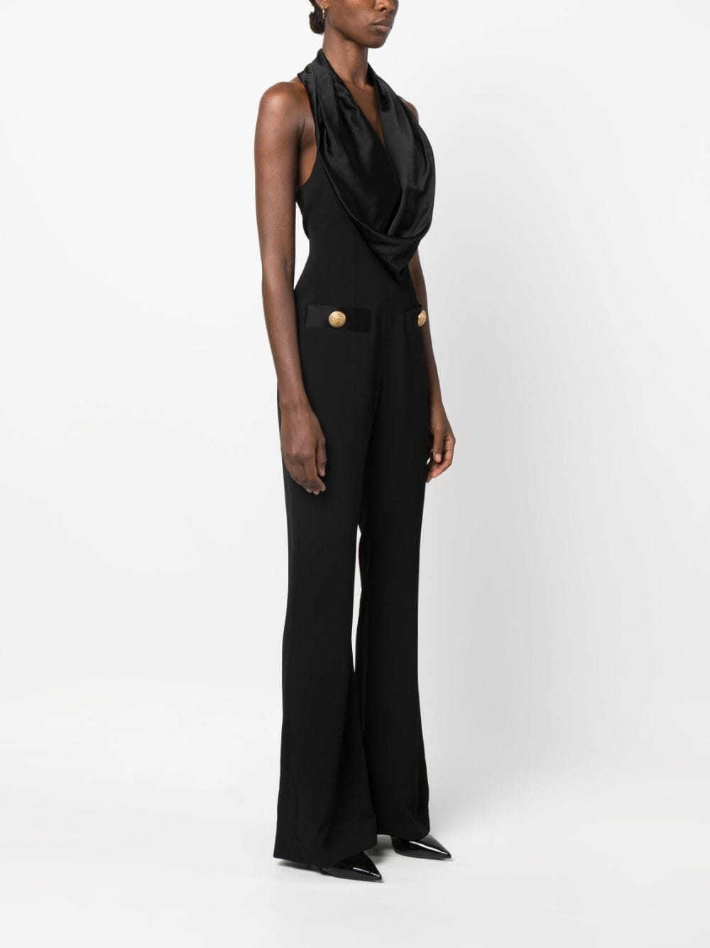 Balmain Dresses Black BF1PW090MB010PA (Balmain / ワンピース・ドレス・オールインワン ) | Balmain (バルマン)(1)