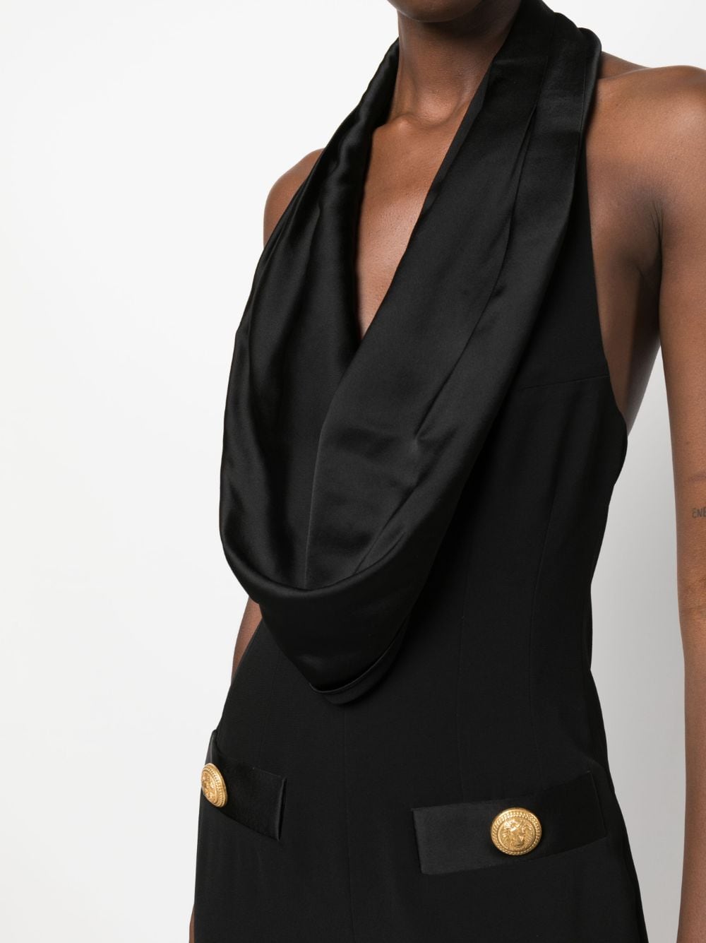 Balmain Dresses Black BF1PW090MB010PA (Balmain / ワンピース・ドレス・オールインワン ) | Balmain (バルマン)(2)