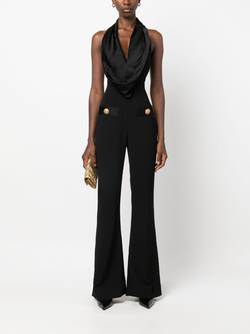 Balmain Dresses Black BF1PW090MB010PA (Balmain / ワンピース・ドレス・オールインワン ) | Balmain (バルマン)(3)